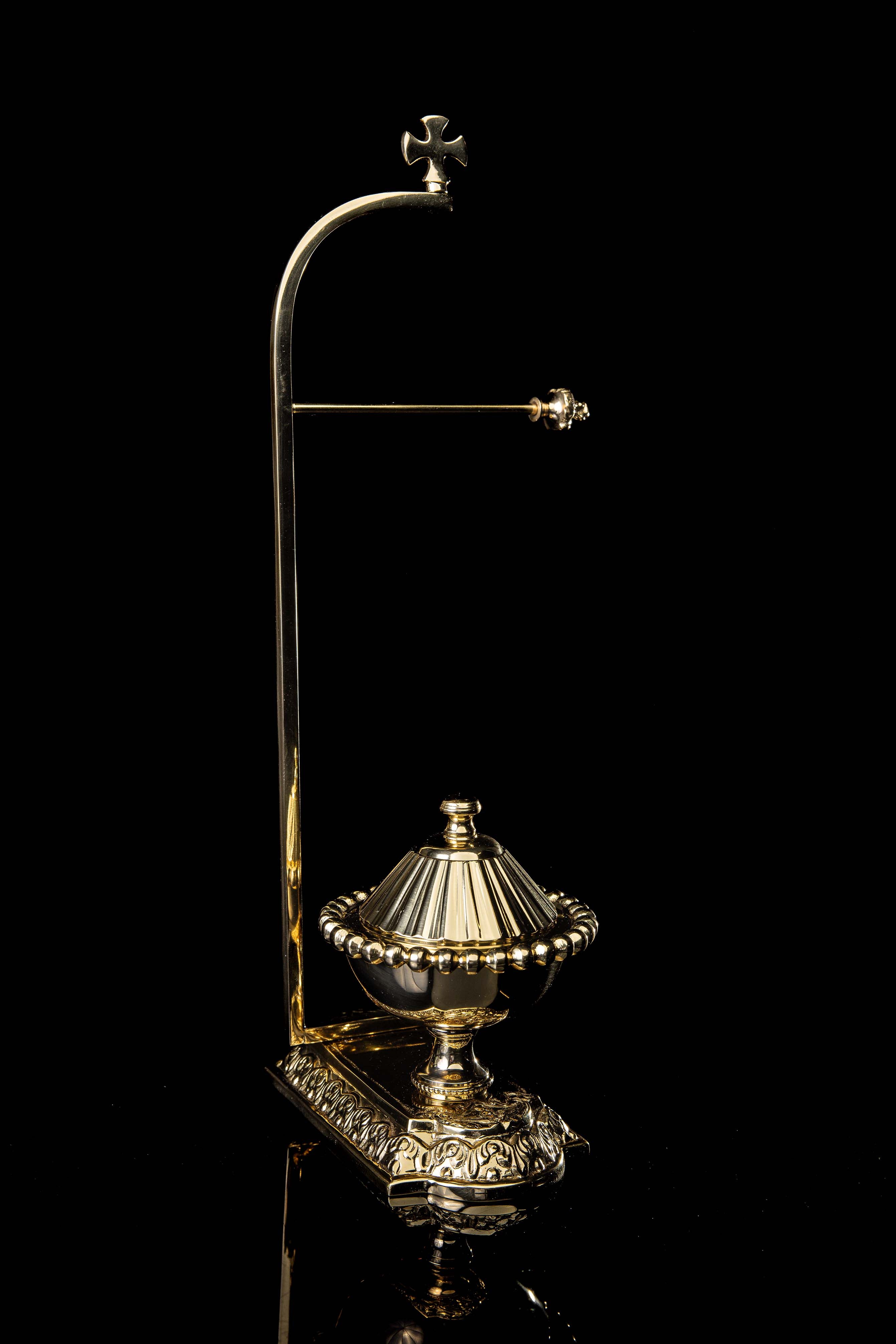 Porte-purificatoire - vasculum - laiton