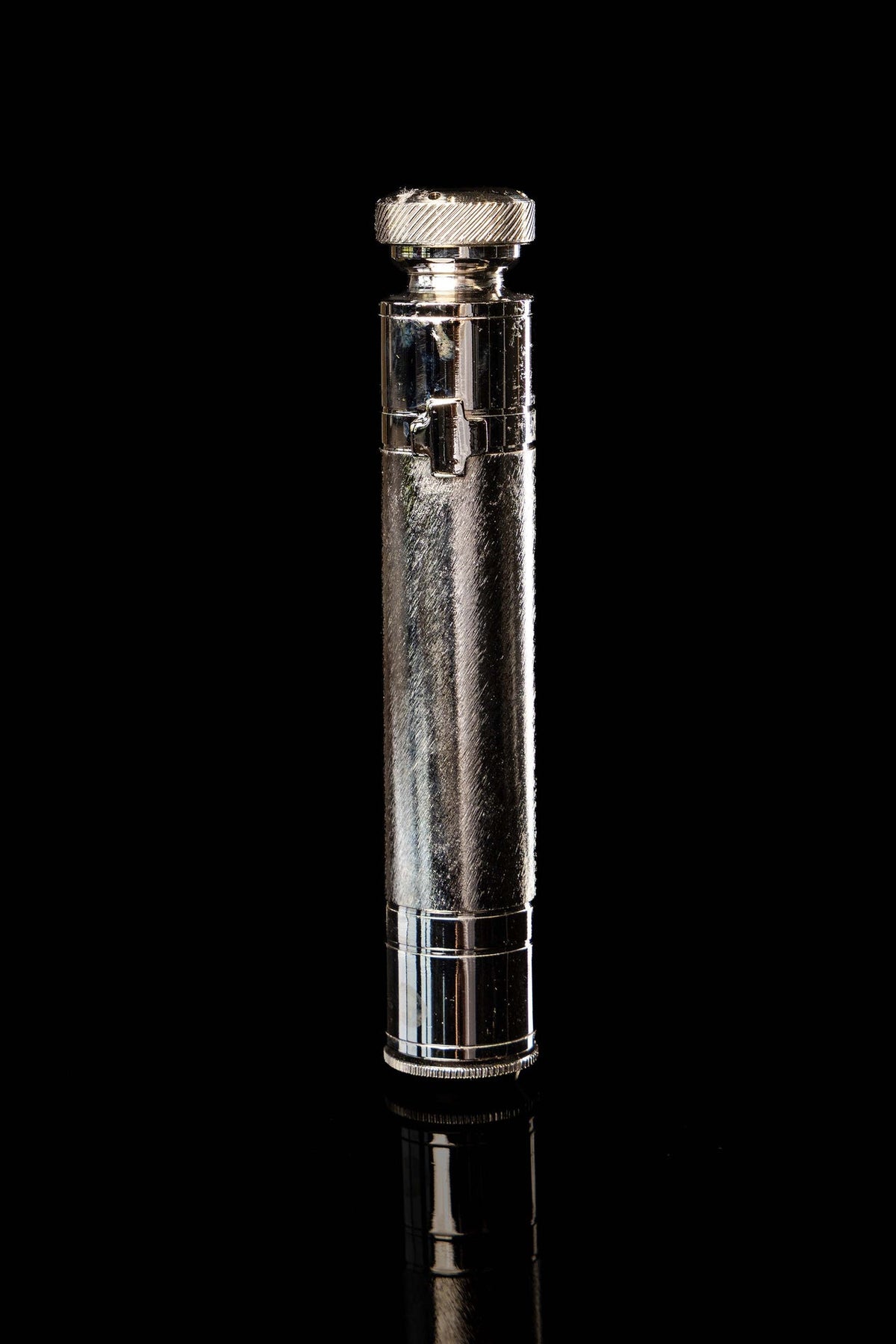 Goupillon liturgique en métal, grand format, 15 cm
