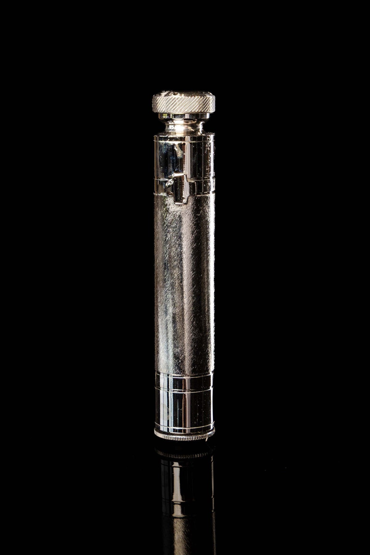 Goupillon liturgique en métal, grand format, 15 cm