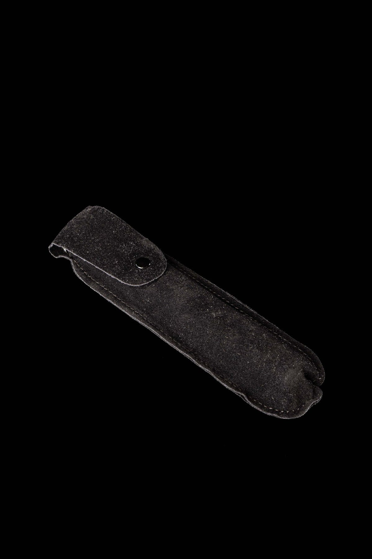 Goupillon liturgique en métal avec étui, 17 cm
