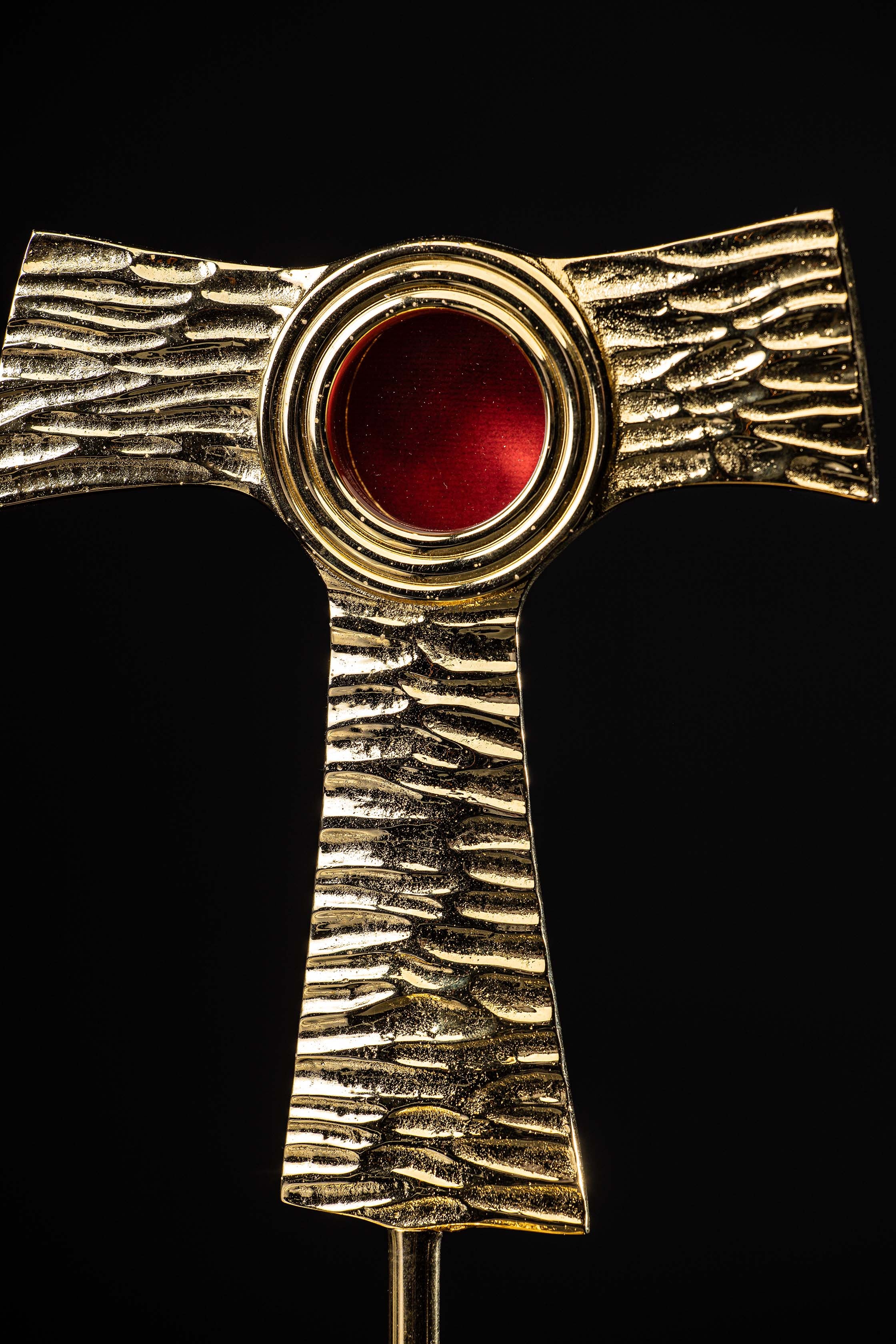 Reliquaire - croix - Tau - laiton