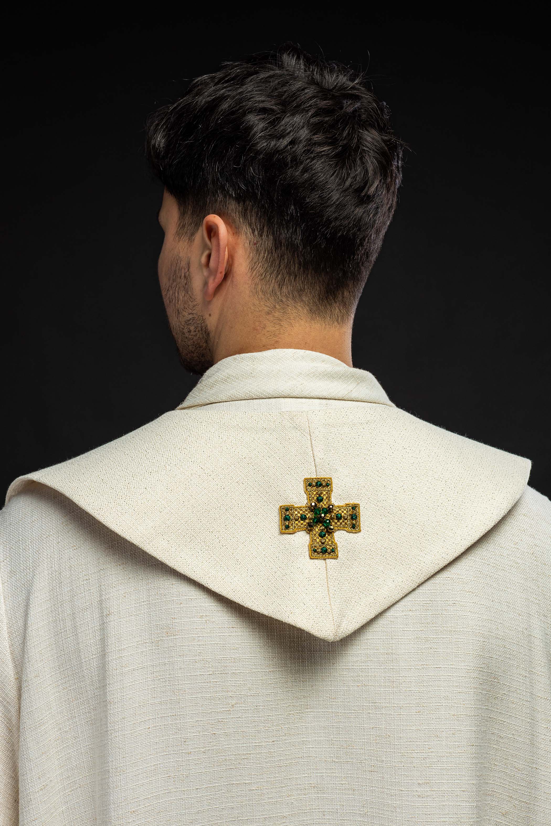 Étole faite à la main avec pierres naturelles Handmade 2013