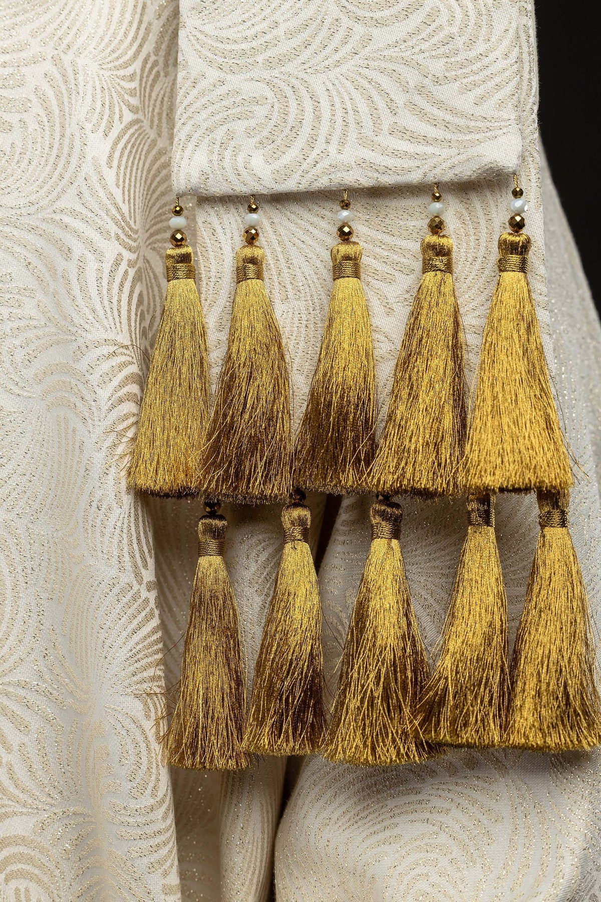 Chasuble avec pierres naturelles, Handmade 7012
