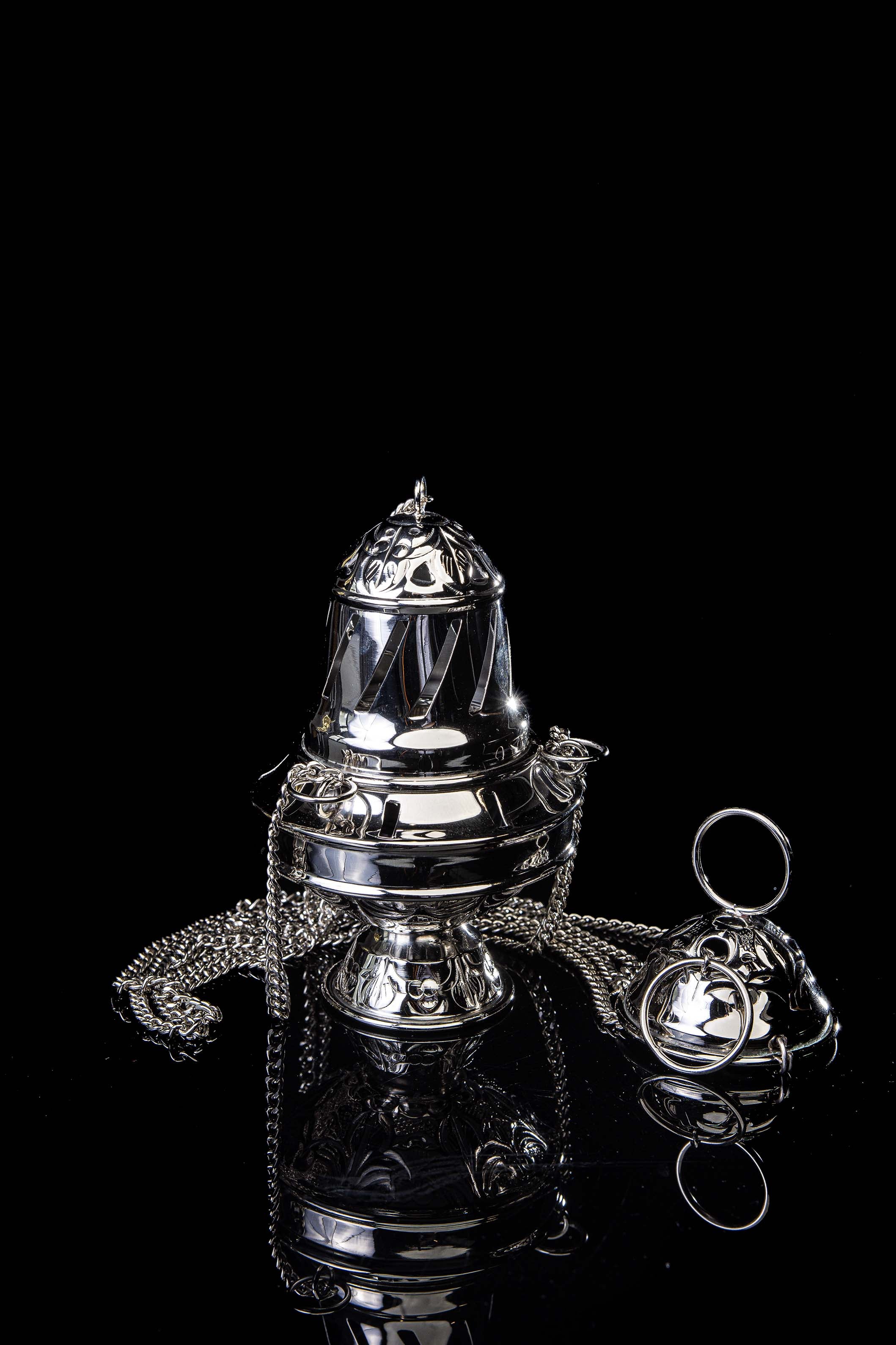 Encensoir - 15 cm - Saint-Jacques-de-Compostelle - laiton - nickel