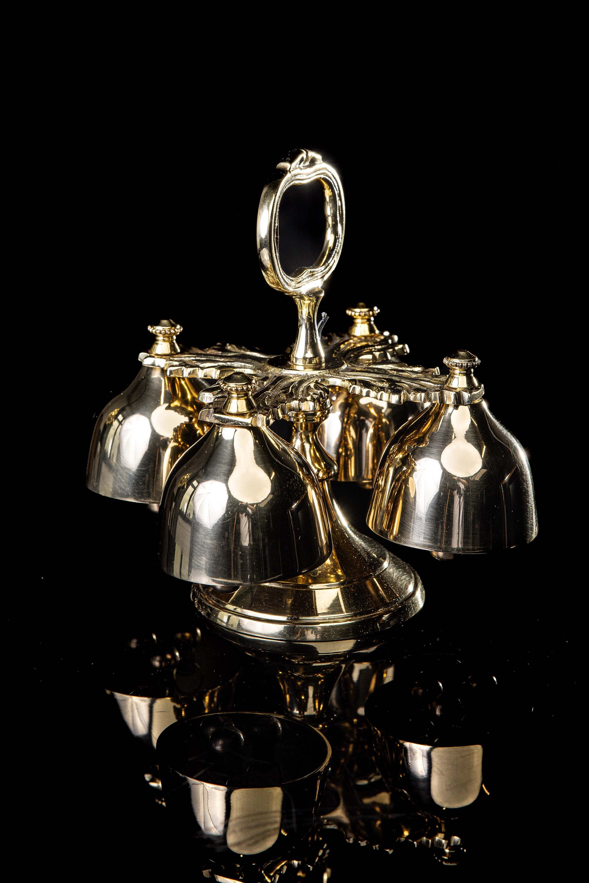 Cloches quadruples - laiton