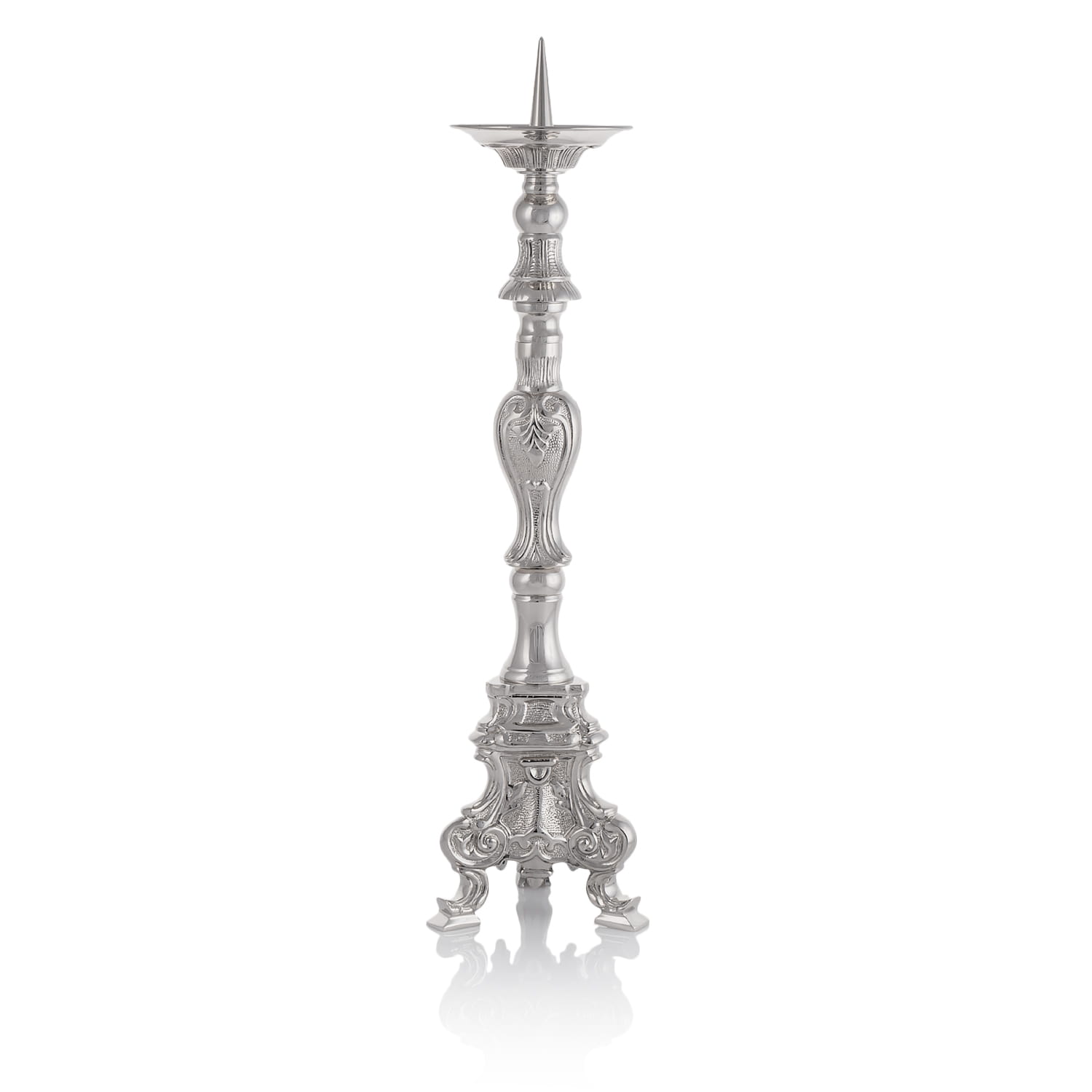 Chandelier - laiton - nickel - 70 cm P22N - CHASUBLES.FR