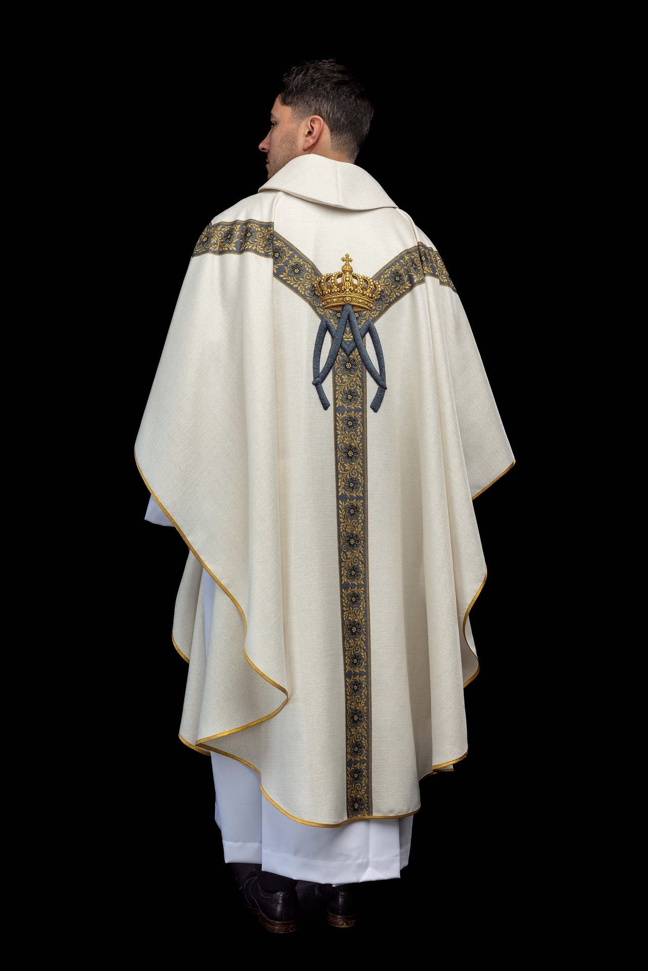 Chasuble imprimée avec l’image de Notre - Dame de l’Assomption KOD/7008/05/40 - CHASUBLES.FR