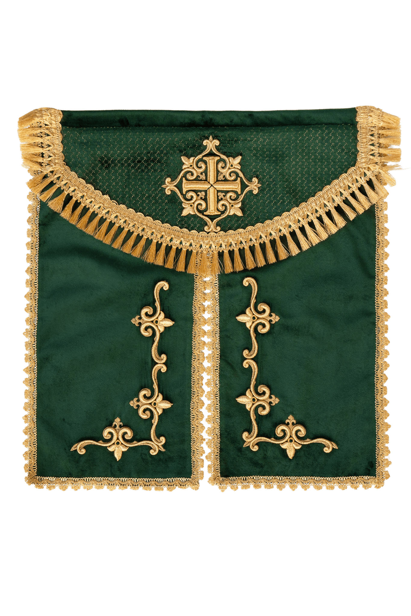 Conopeum Couverture verte en velours pour le tabernacle LE/9629/01 ZIELONY - CHASUBLES.FR