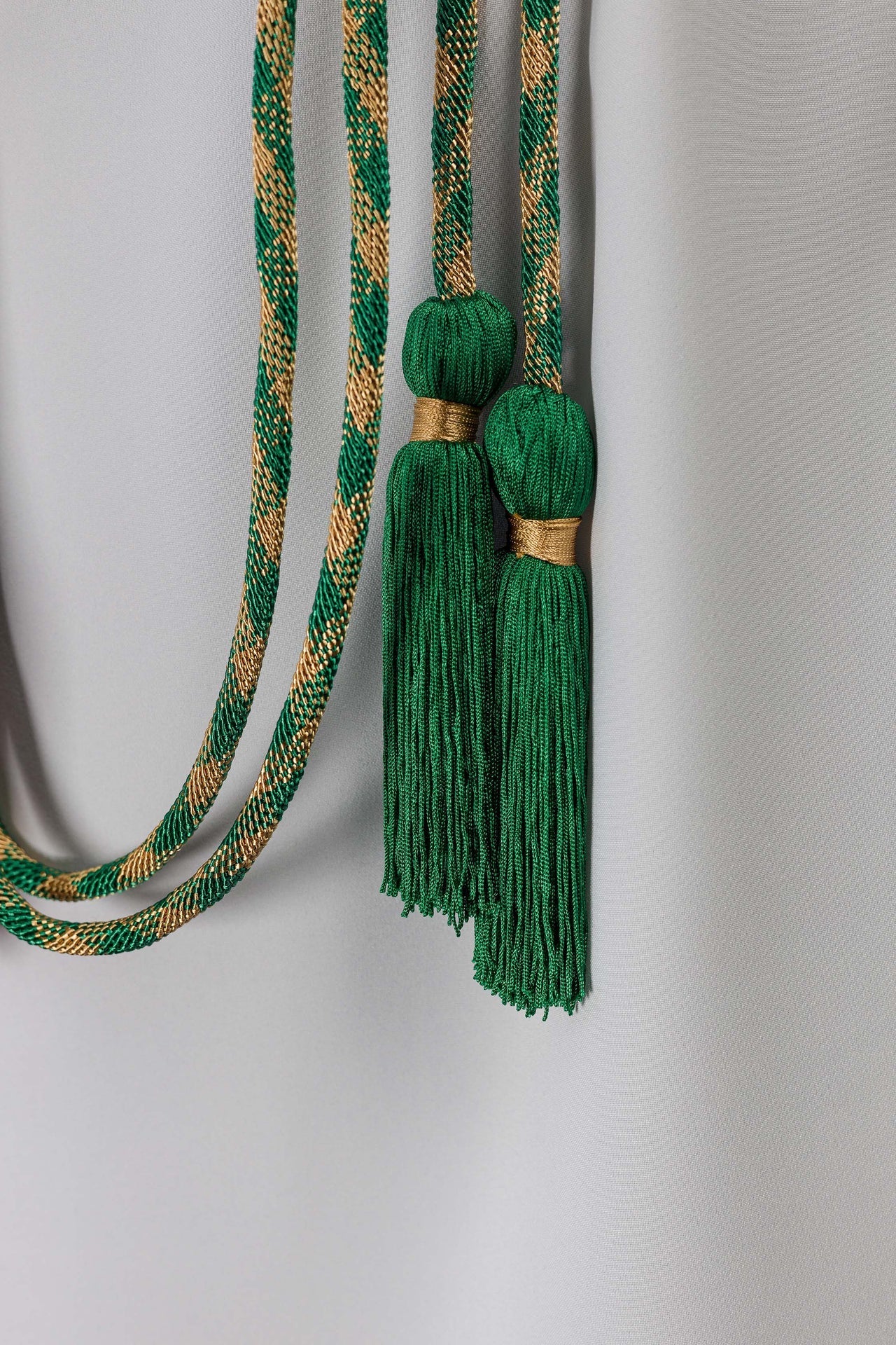 Cordon liturgique vert et doré Premium CIN/806 - CHASUBLES.FR