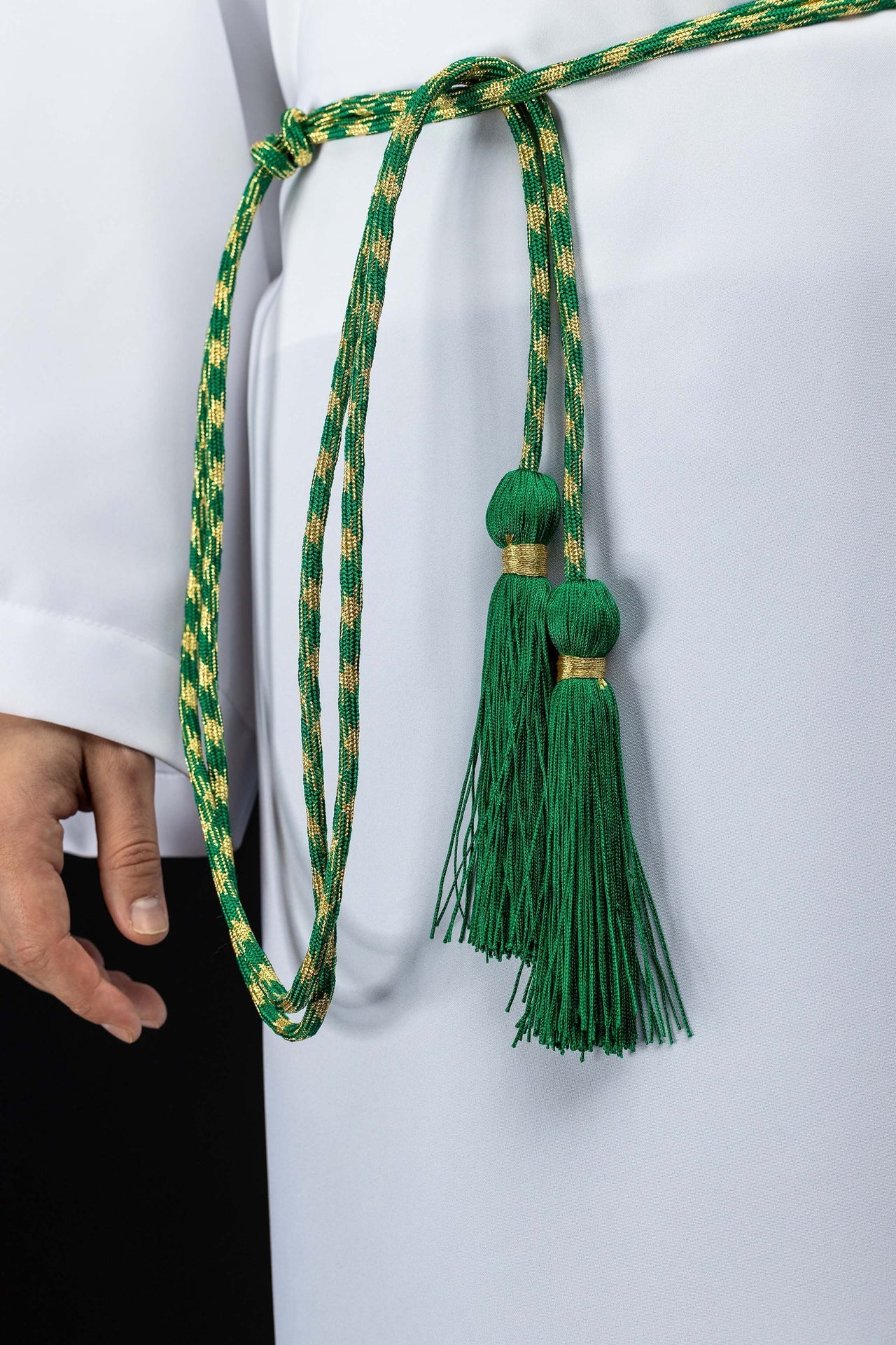 Cordon liturgique vert et or CIN/800 - CHASUBLES.FR