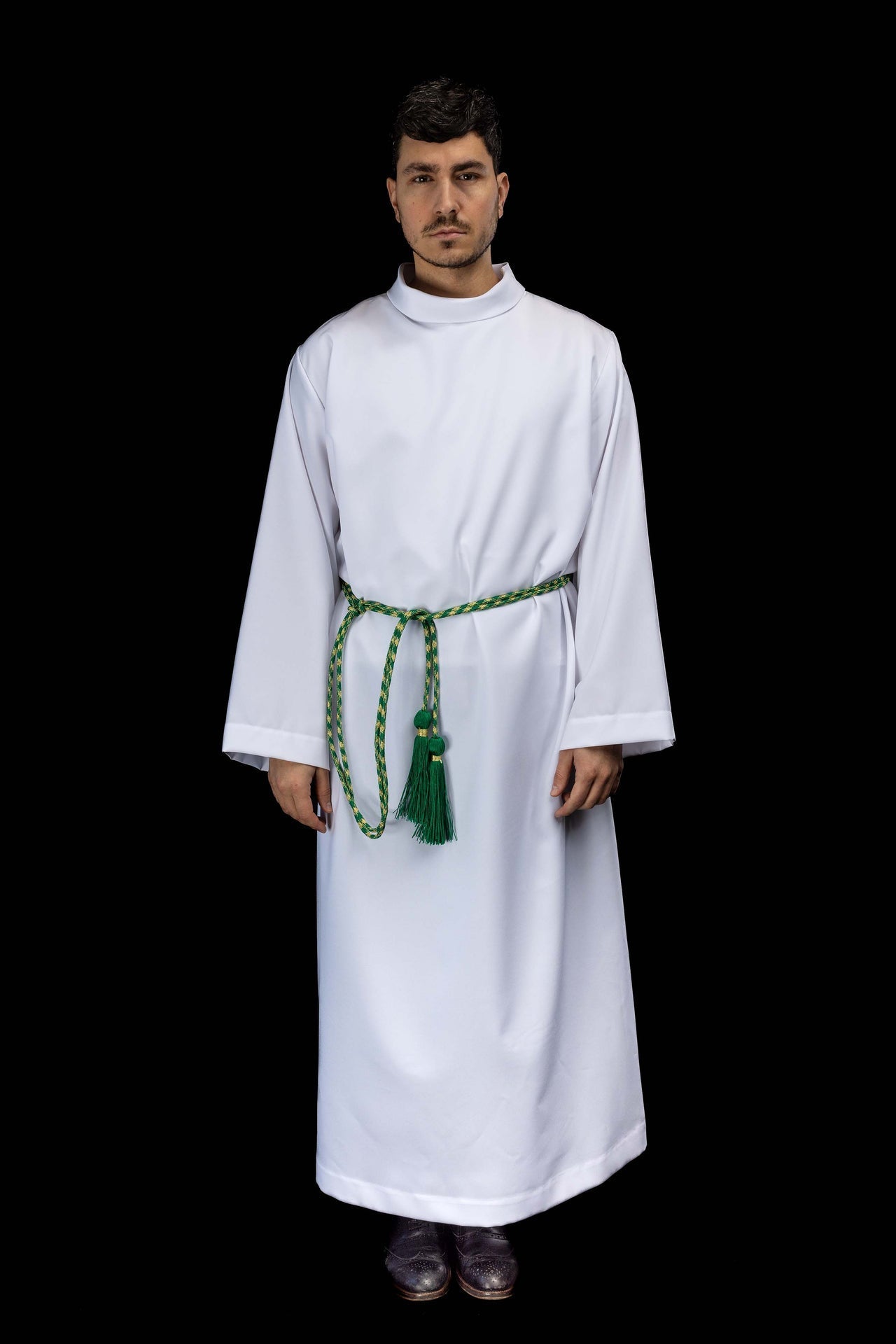 Cordon liturgique vert et or CIN/800 - CHASUBLES.FR