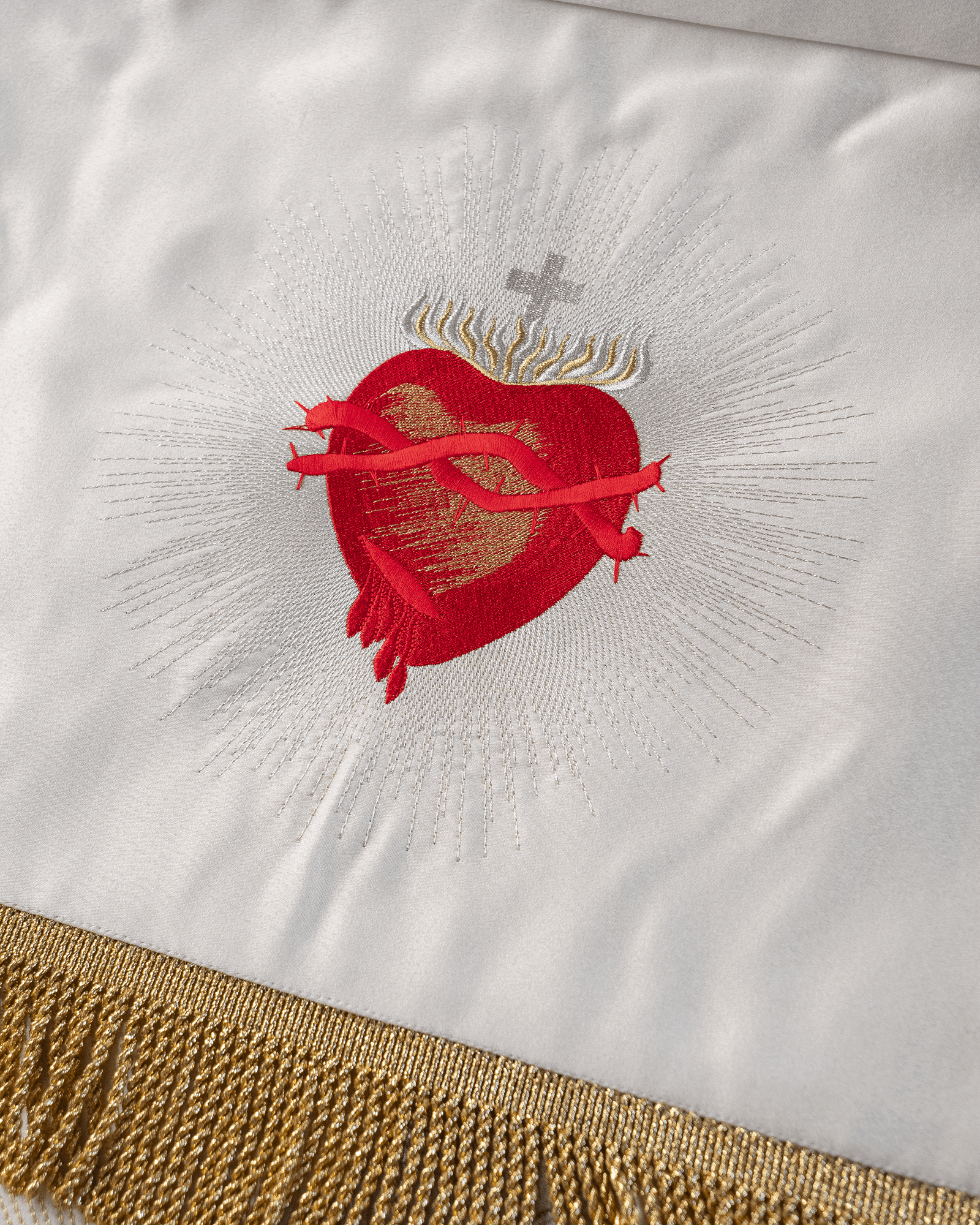 Dais de procession avec broderie simple KBA/009 140*160 - CHASUBLES.FR