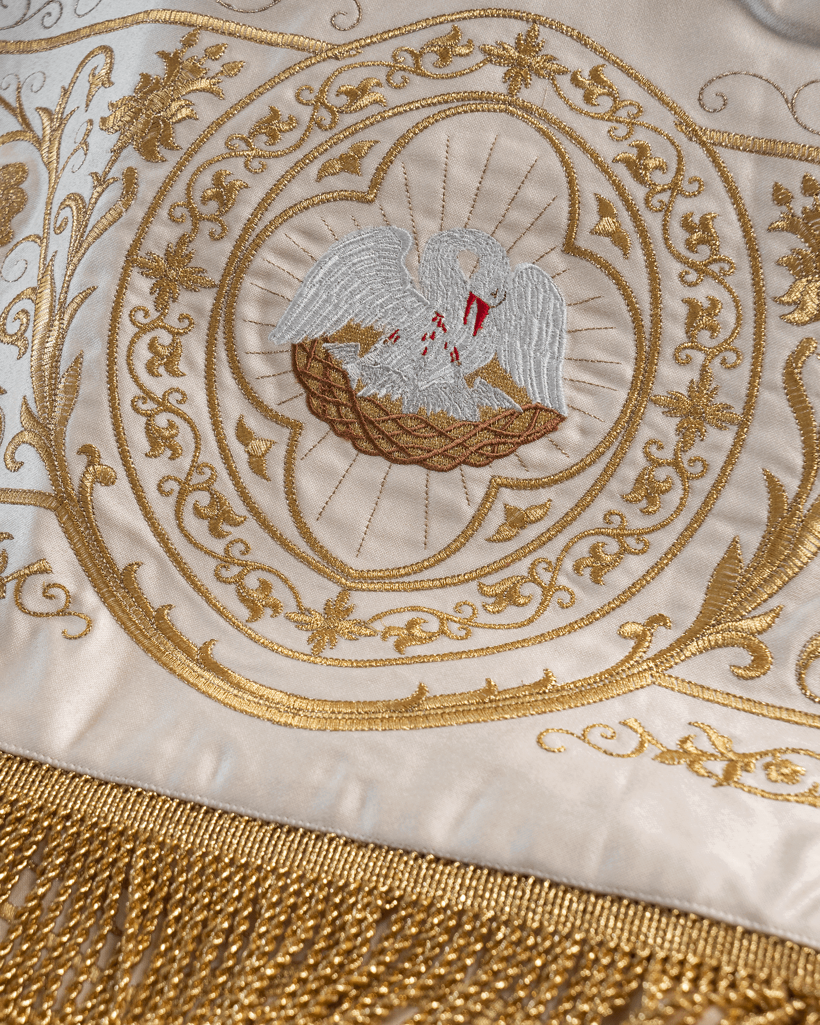 Dais de procession avec motif d'anges KBA/003 130*160 - CHASUBLES.FR