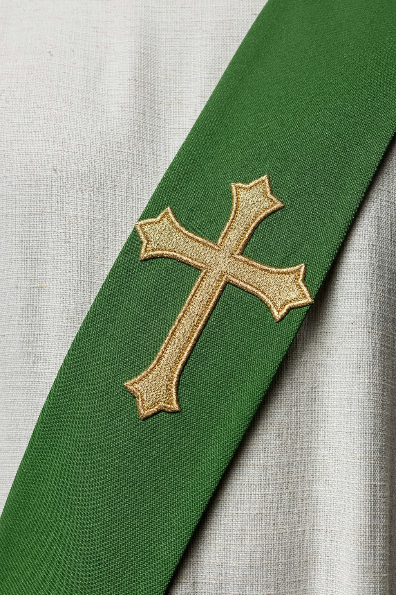 Diaconat étole Croix KSD/133/01/01 ZIELONY - CHASUBLES.FR