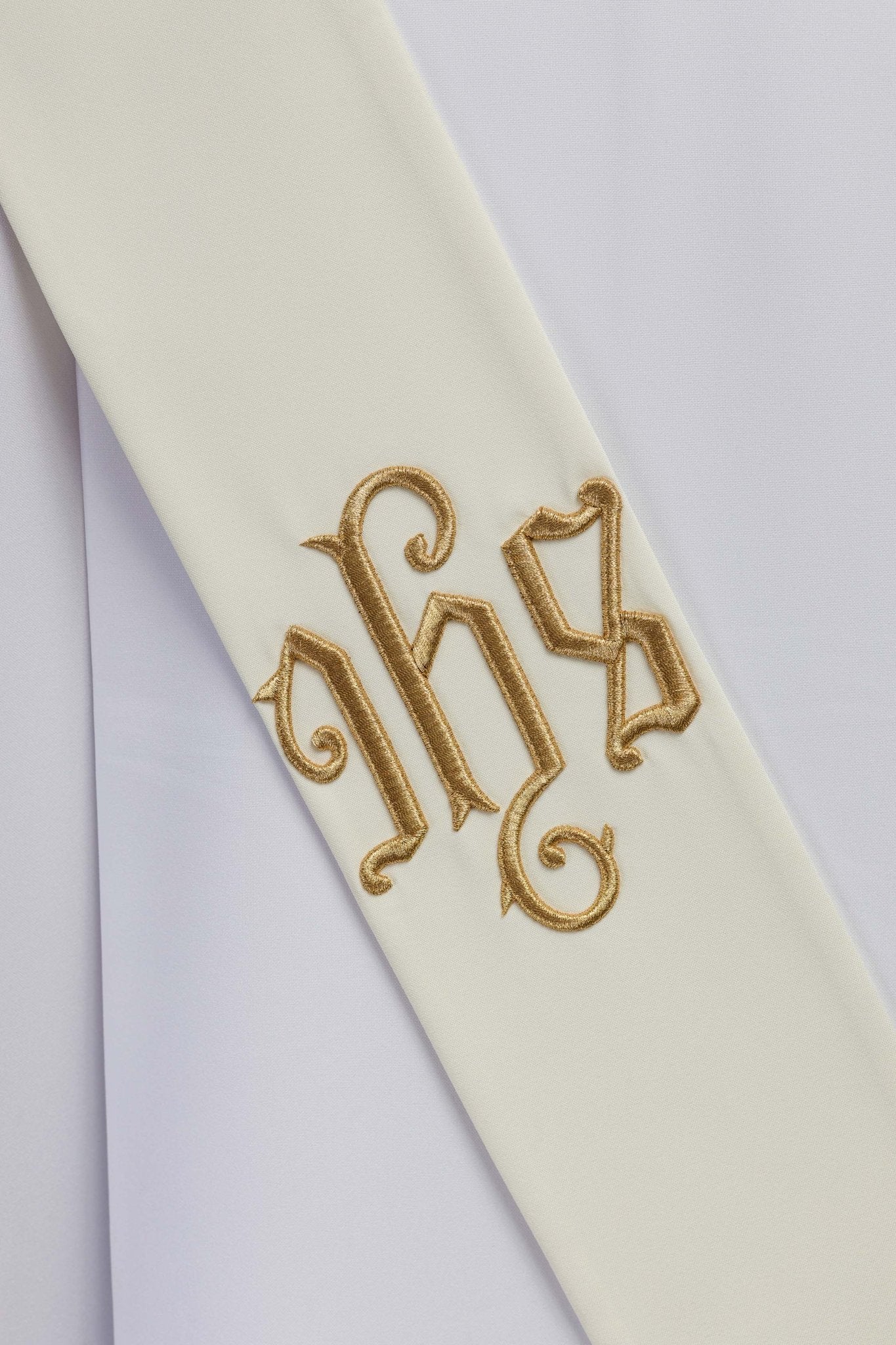 Diaconat étole IHS KSD/132/05/01 ECRU - CHASUBLES.FR