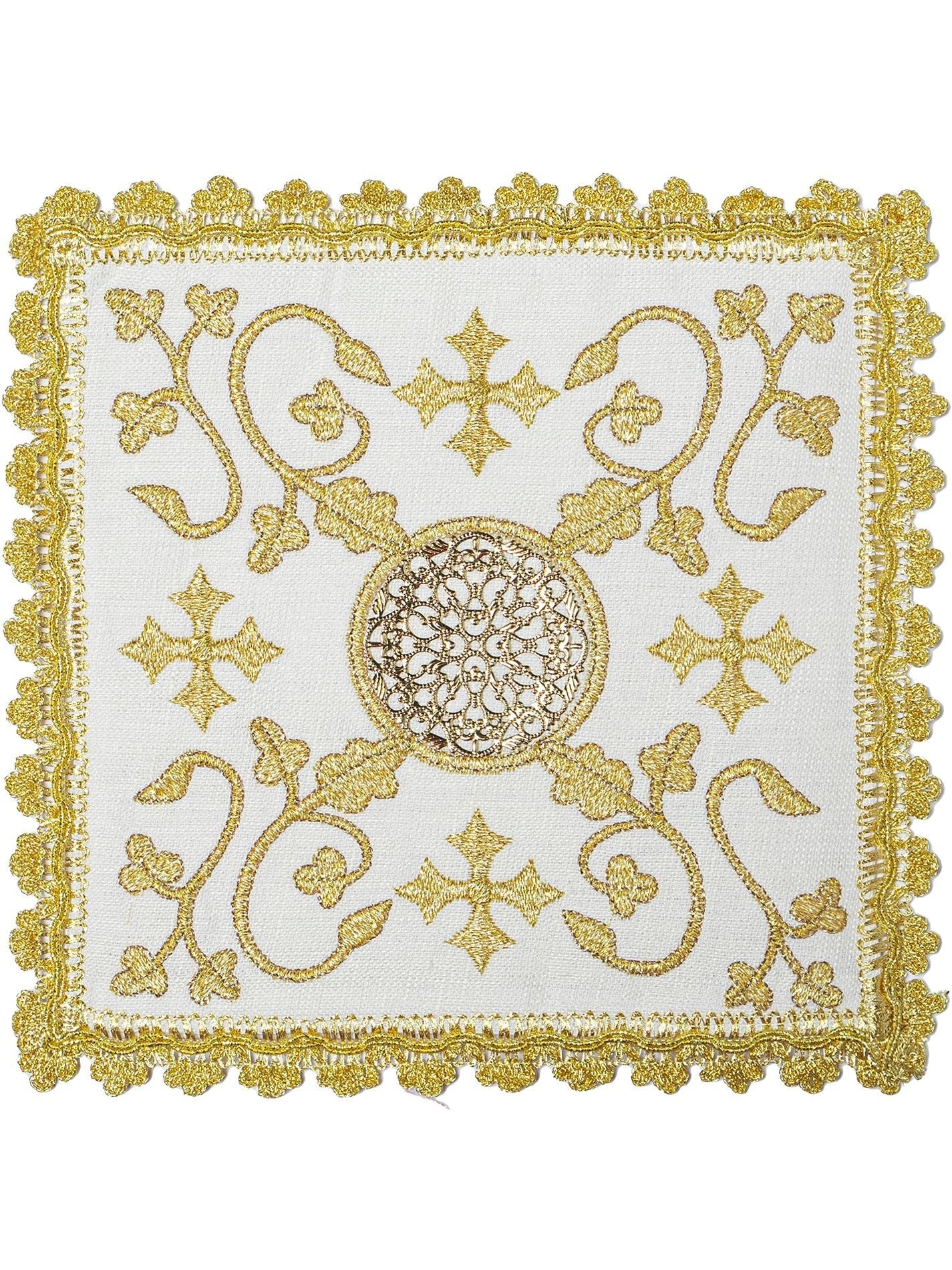 Ensemble de Linge d'autel avec le symbole de la croix HA/5010 - CHASUBLES.FR