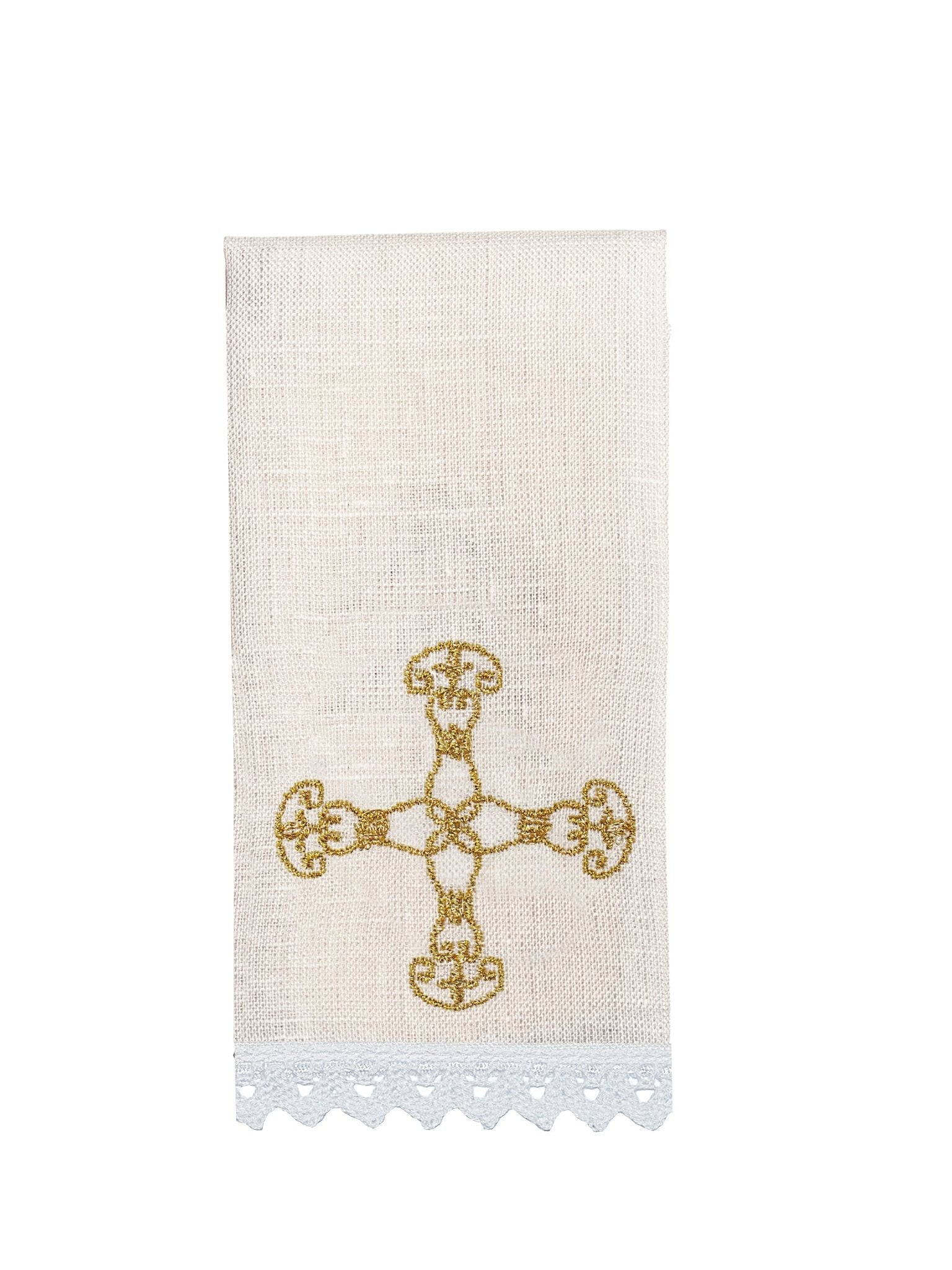 Ensemble de Linge d'autel avec le symbole de la croix HA/5010 - CHASUBLES.FR