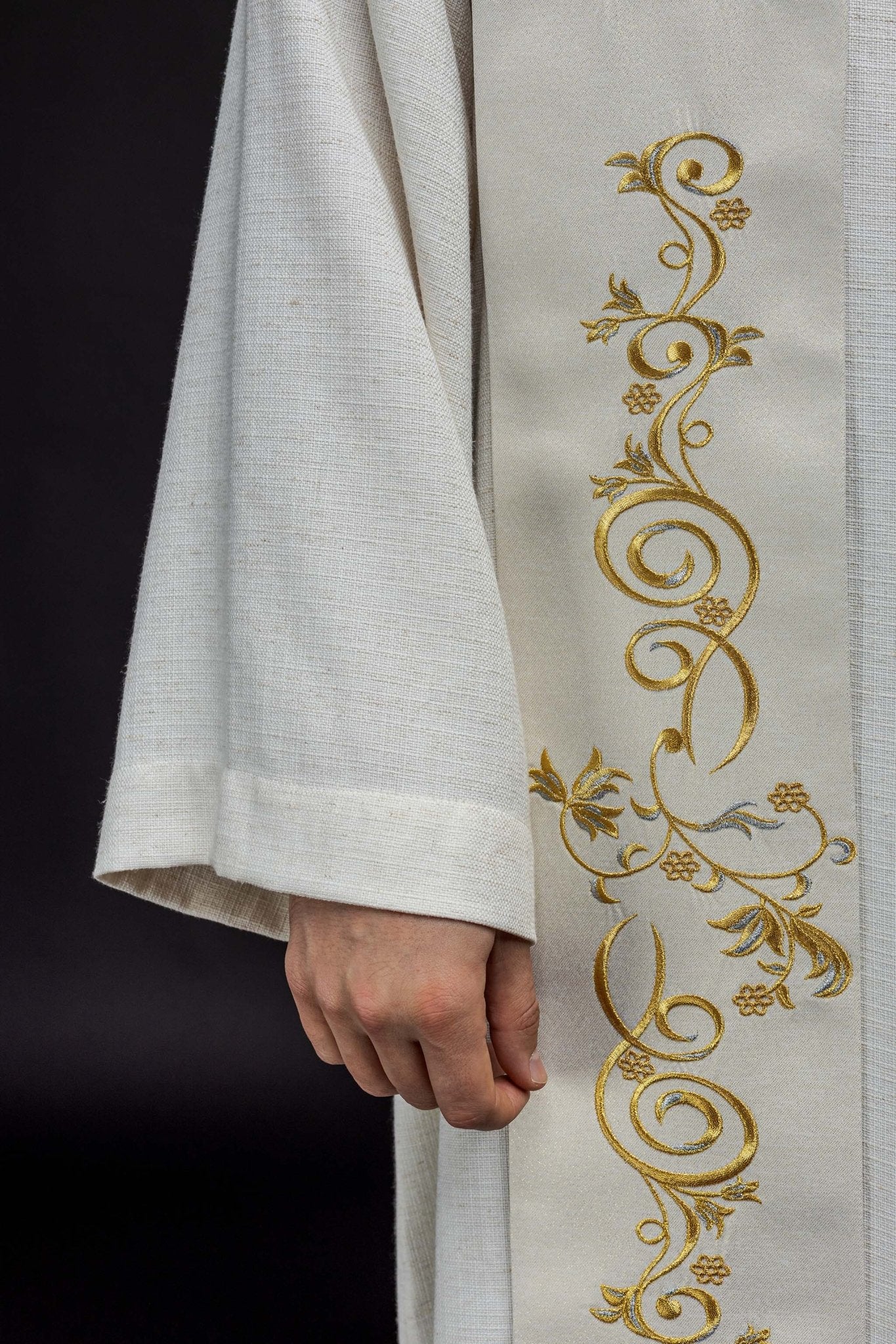 Étole brodée à l'effigie de Saint Florian KSW2/008/05/54 - CHASUBLES.FR