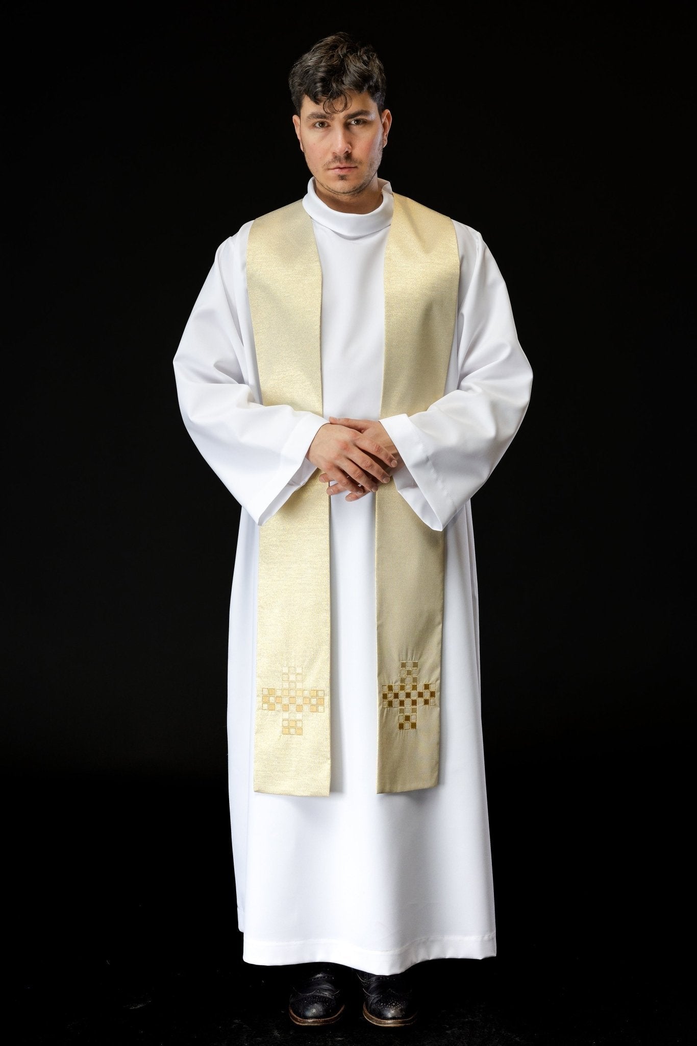 Etole brodée écru S - 2051 - 05 - 37 - CHASUBLES.FR