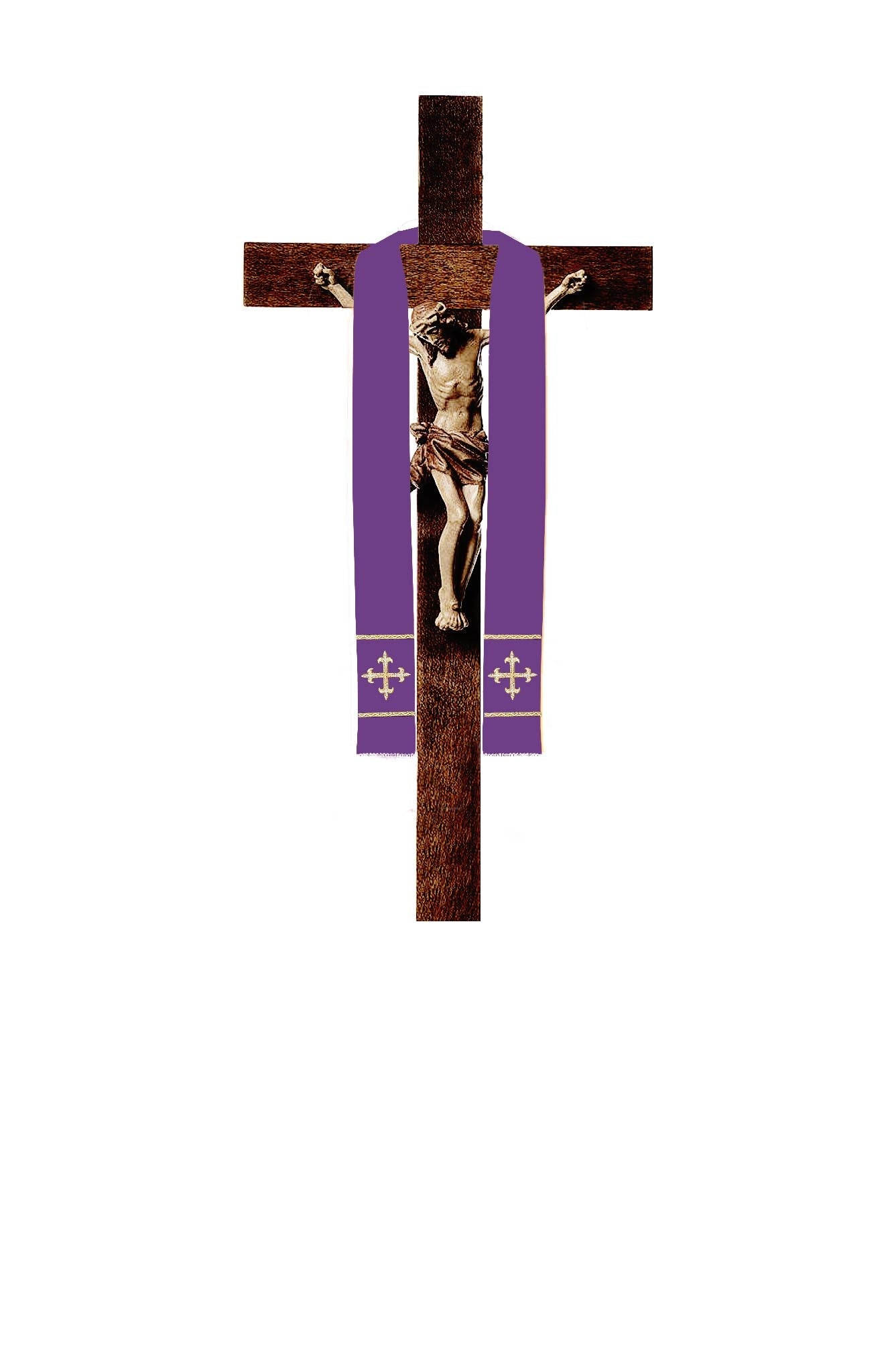 Étole brodée IHS KST/079/03/01 - CHASUBLES.FR