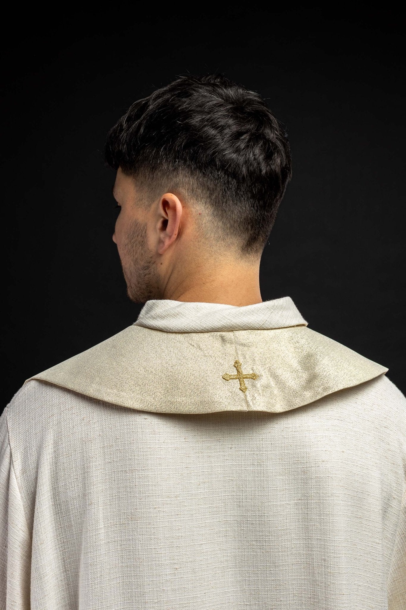 Étole de prêtre brodée d'or KST/159/10/37 ZŁOTY - CHASUBLES.FR