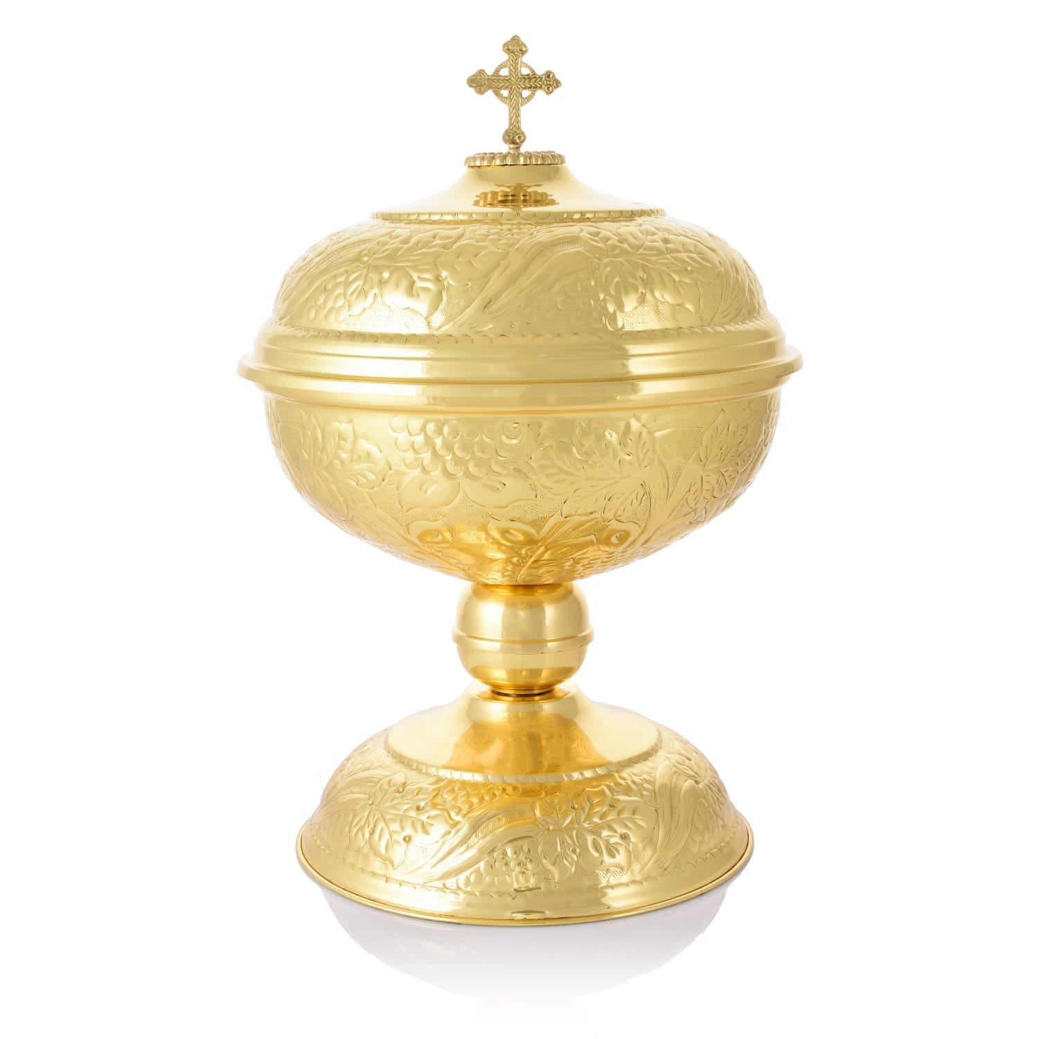 Fonts baptismales – bassin pour l’eau bénite – laiton HBB-1007 - CHASUBLES.FR