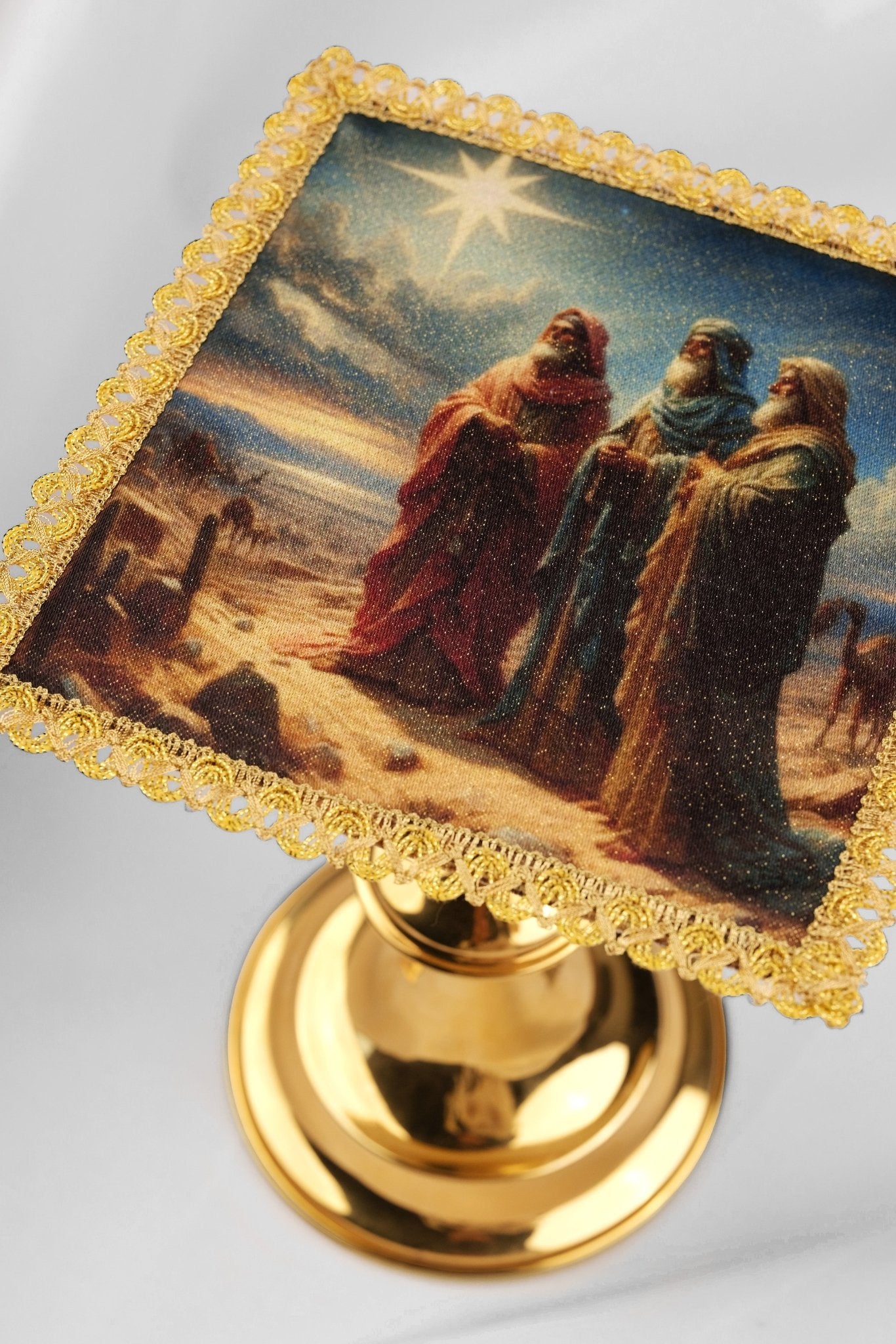 Linge d'autel avec une palie représentant les Trois Rois Mages KKS/001 - CHASUBLES.FR