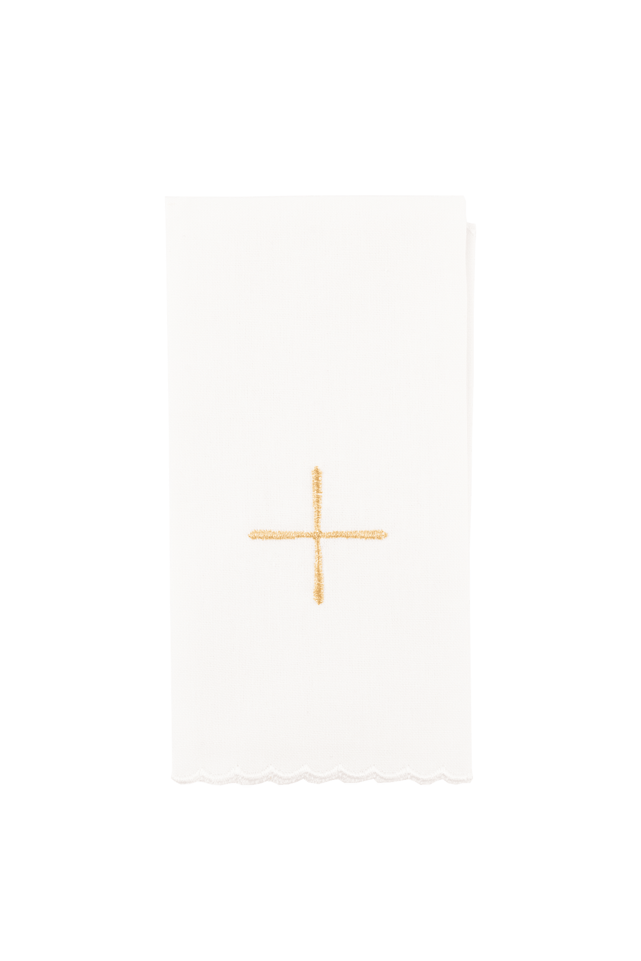 Linge d’autel brodé en velours écru KDT/5034/05/W - CHASUBLES.FR