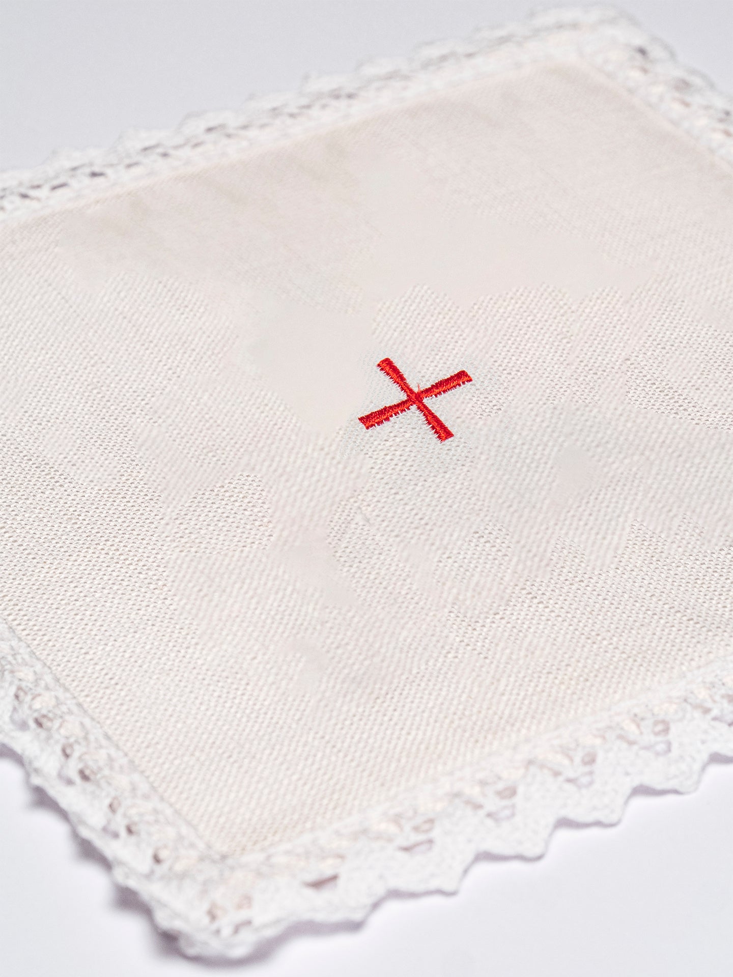 Linge d'autel brodé lin KKL/136 - CHASUBLES.FR