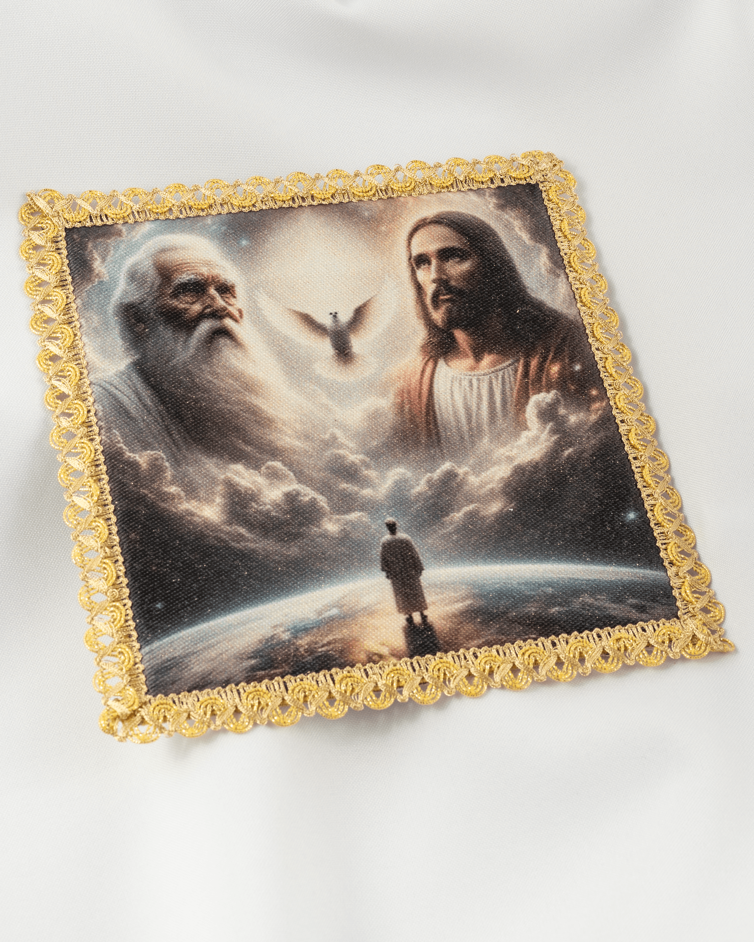 Pale avec l’image de la Sainte Trinité KDT/5572/S/5 18*18 - CHASUBLES.FR