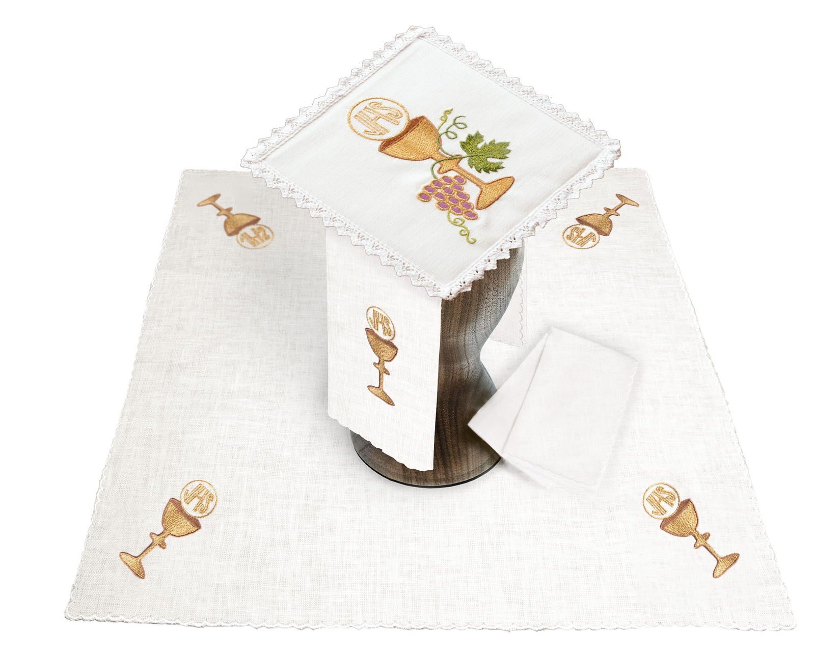 Sous - vêtements Chalice avec motif de calice brodé KKL/058/04/LEN - CHASUBLES.FR
