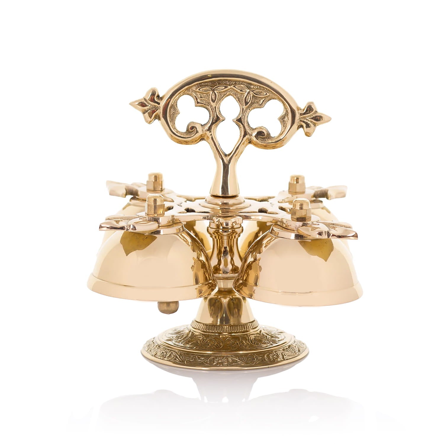 Cloche quadruple en laiton