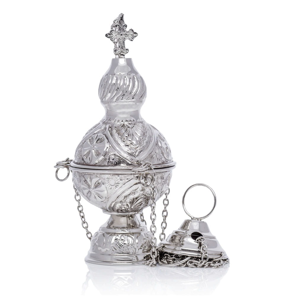 Trybularz - mosiądz - nikiel - 23 cm - ORNATY.PL