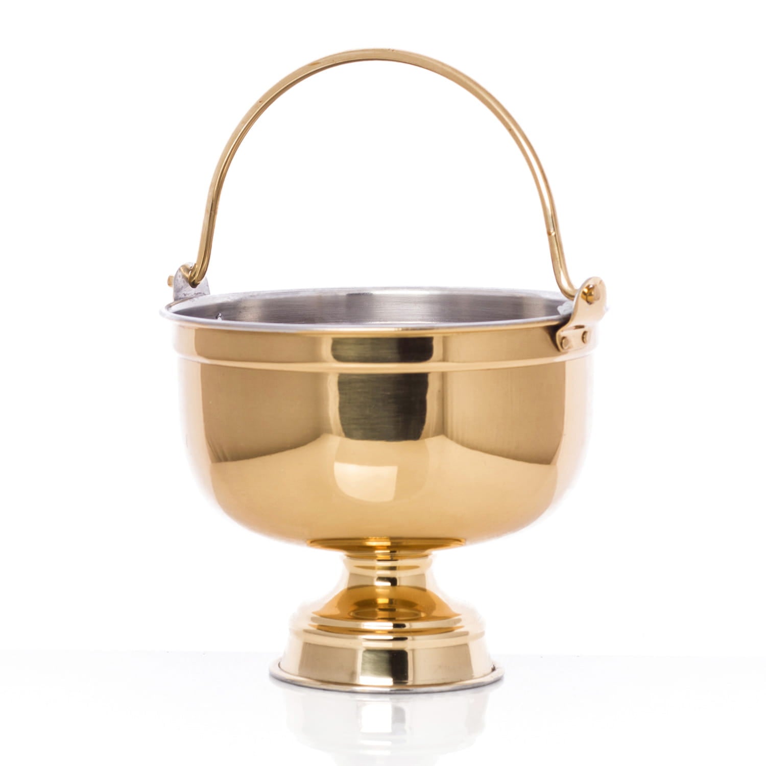 Chaudière à eau bénite en laiton