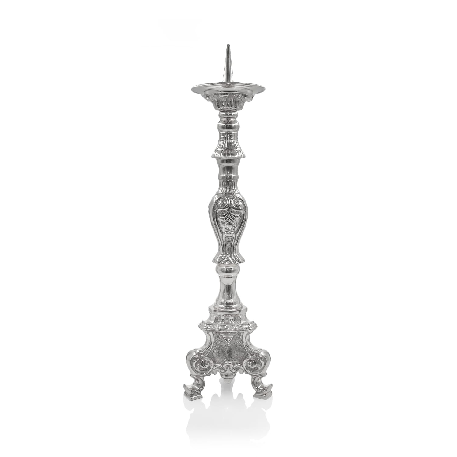 Chandelier - laiton - nickel - 45 cm