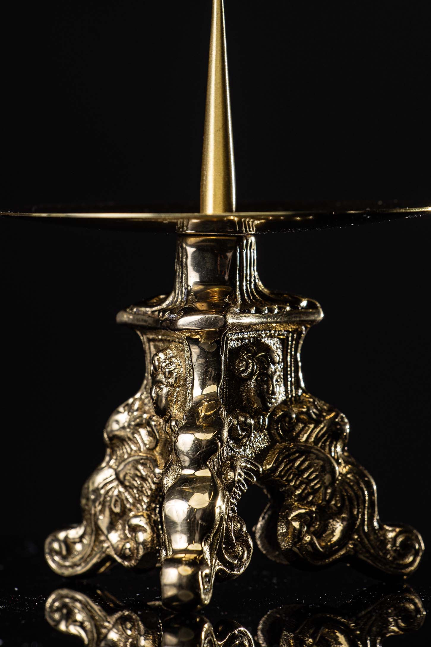 Chandelier - laiton - 8 cm