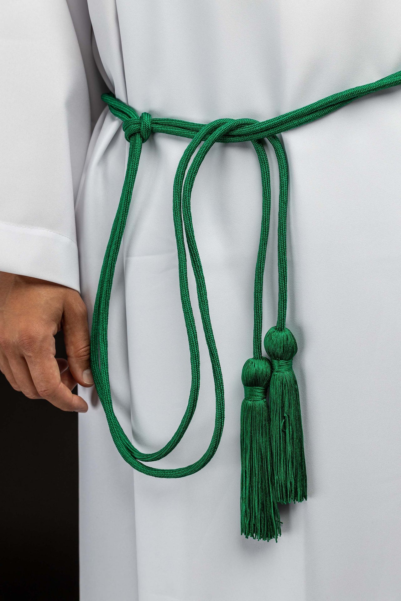 Cingulum liturgique vert