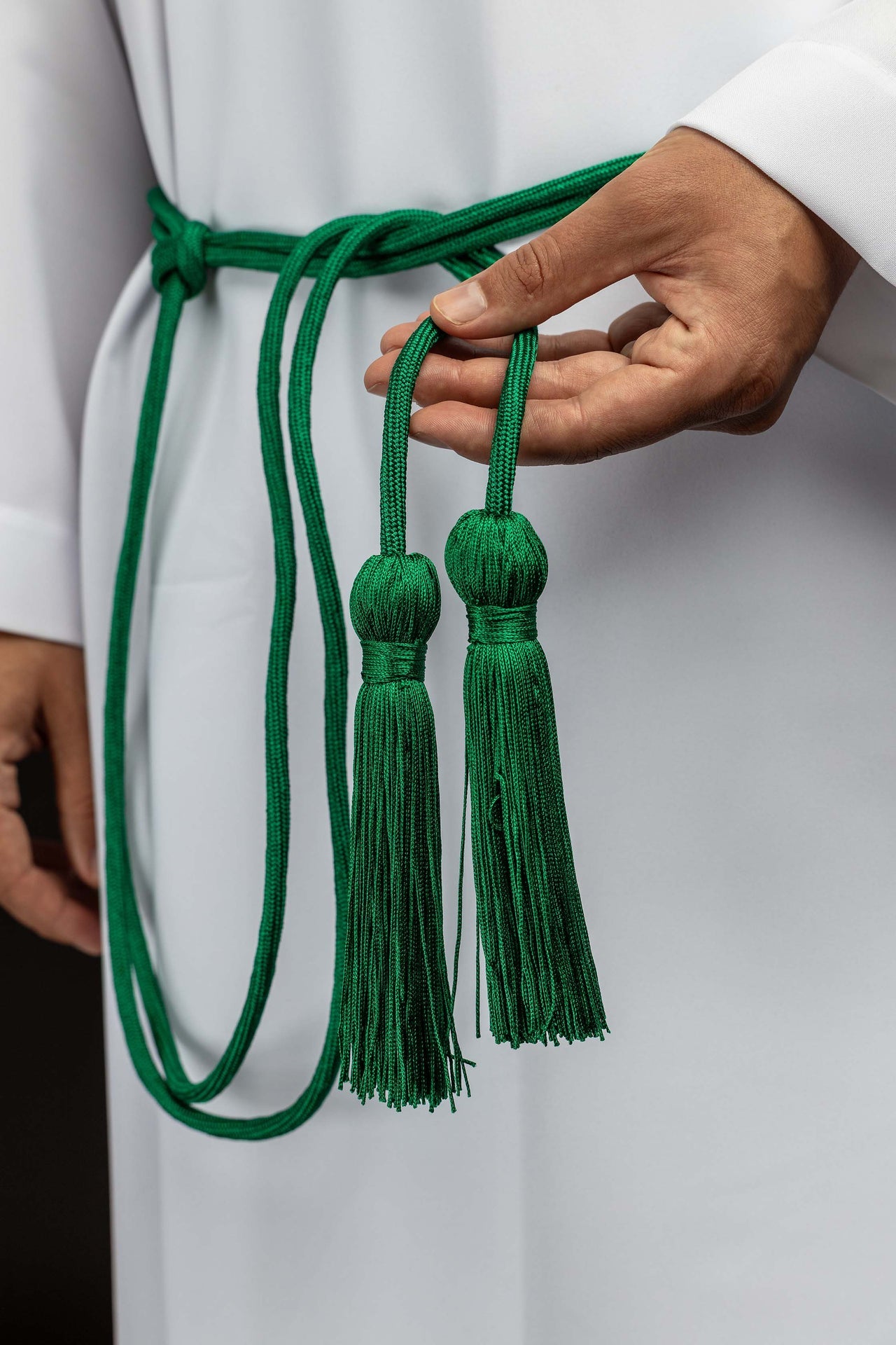 Cingulum liturgique vert