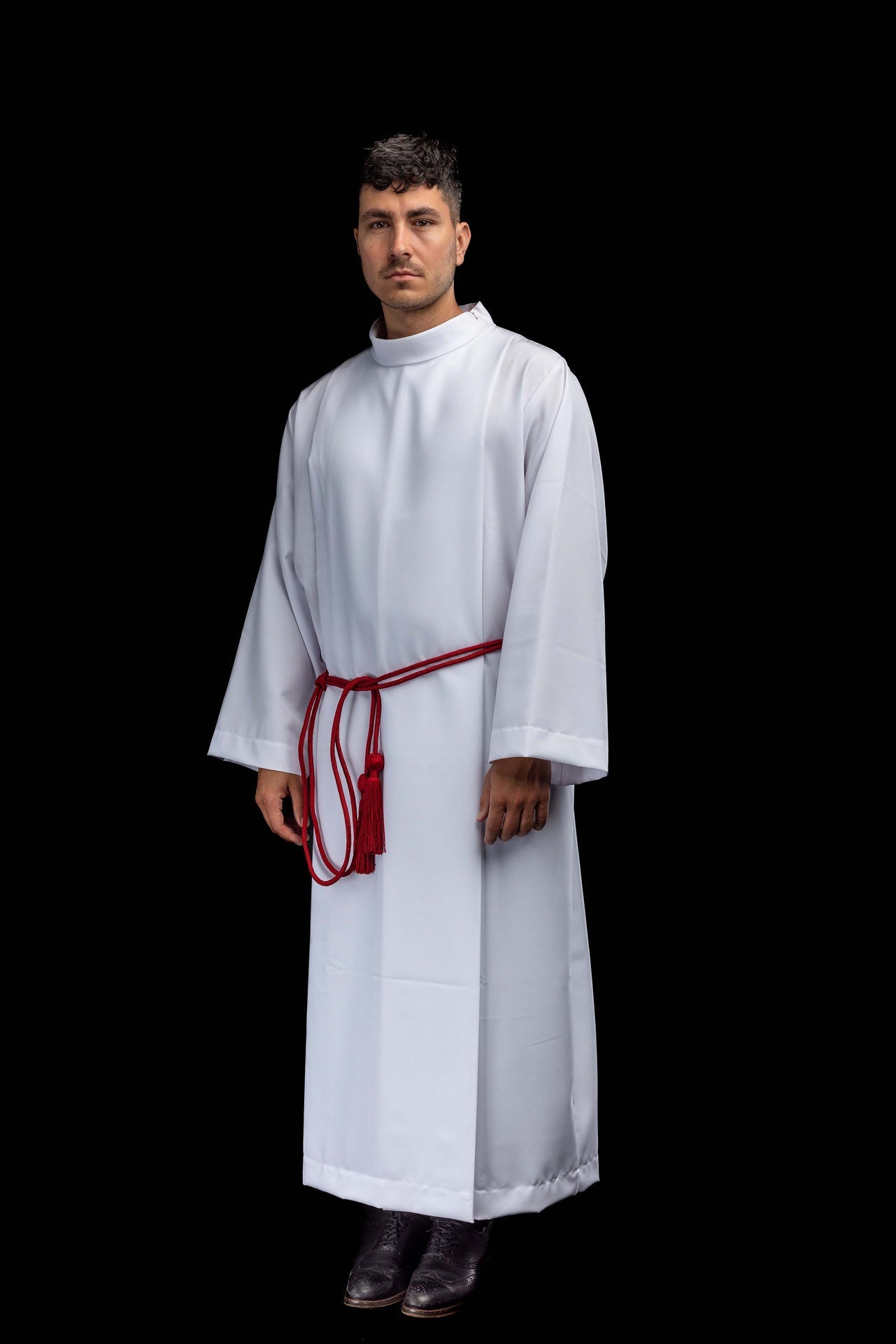 Cingulum liturgique rouge