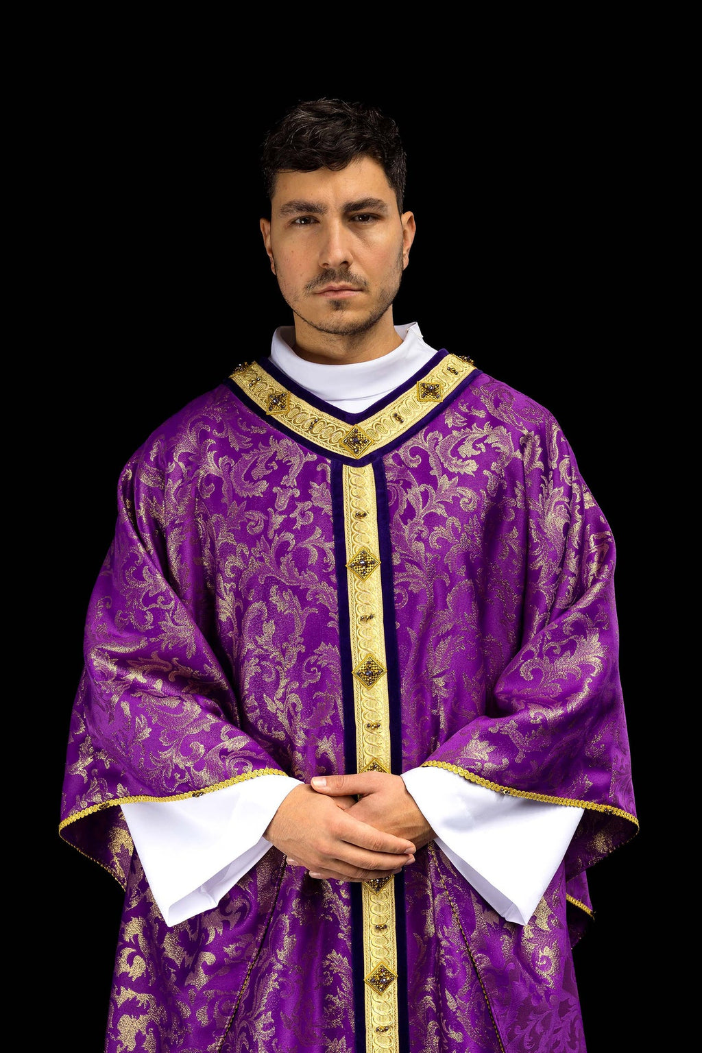 Chasuble artisanale avec pierres naturelles – Handmade 7003