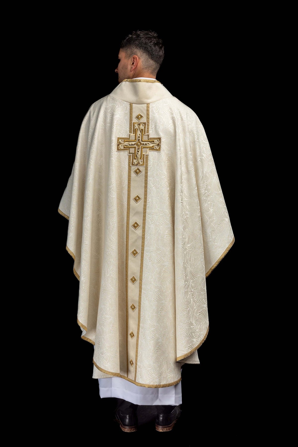 Chasuble avec pierres naturelles, Handmade 7012