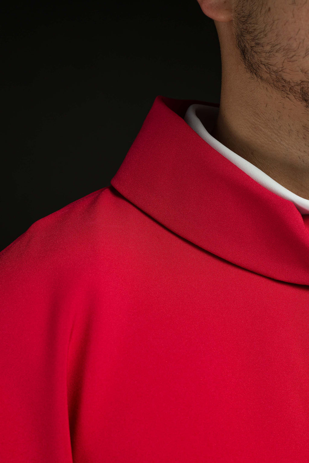Chasuble calice Croix et raisins rouge
