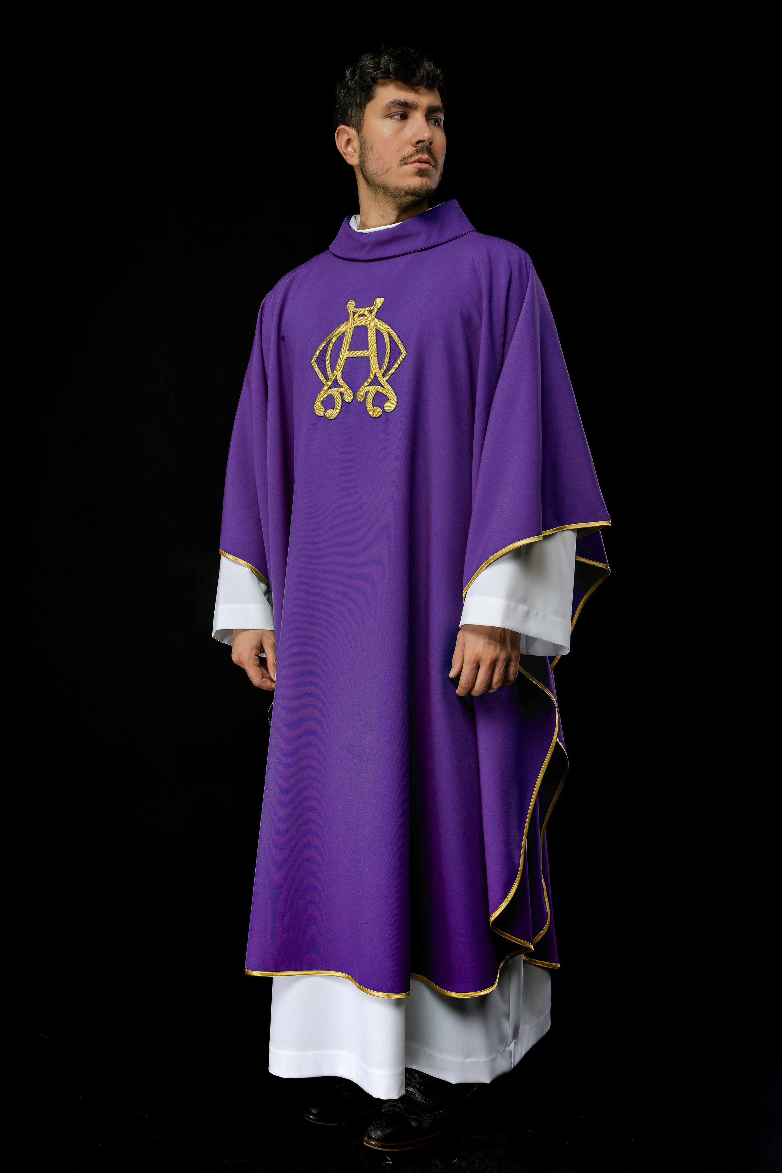 Chasuble avec croix Violet