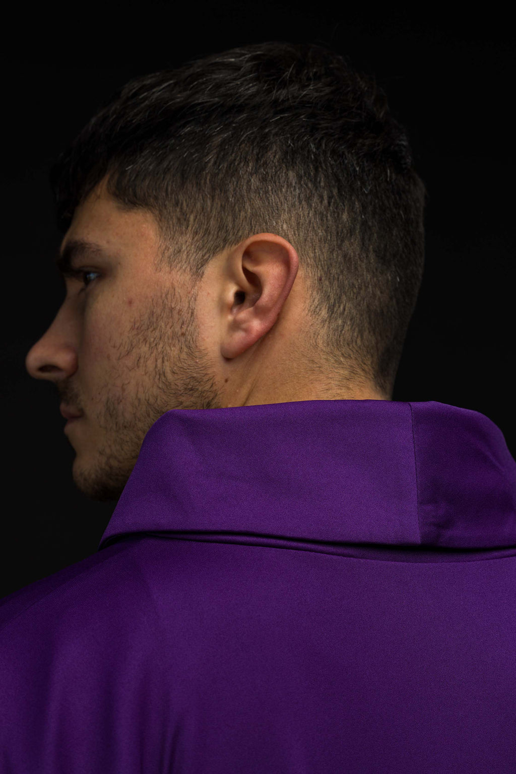 Violet chasuble JHS en tissu léger SACROLITE