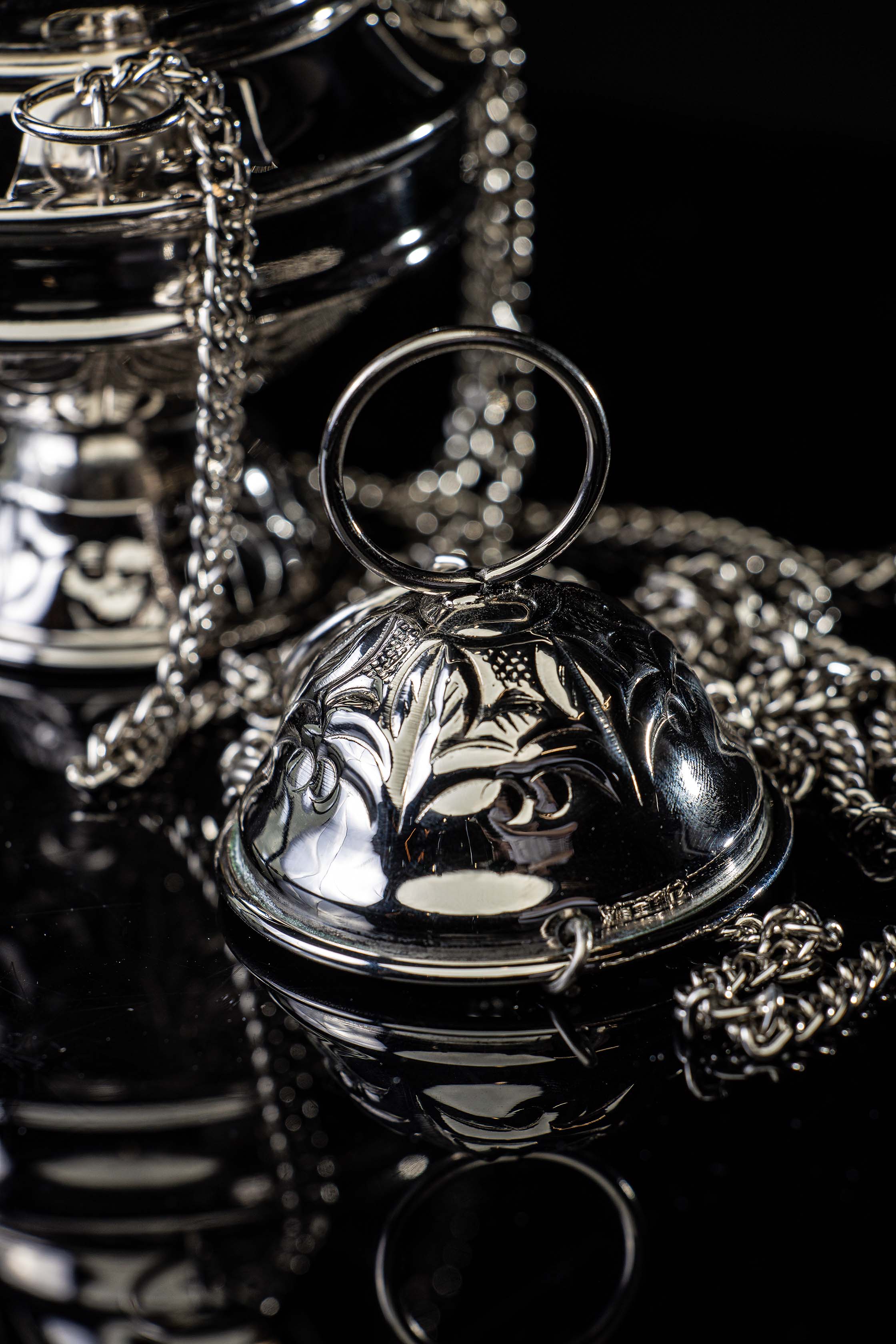 Encensoir - 15 cm - Saint-Jacques-de-Compostelle - laiton - nickel