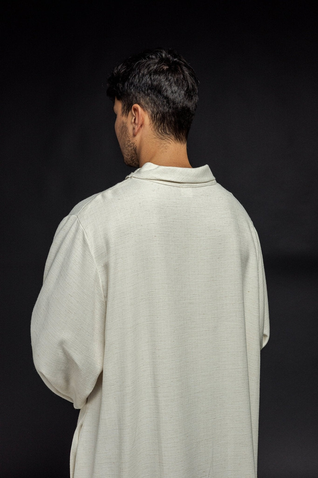 Aube sacerdotale en lin, tissage naturel KAB/031/05/49 NATURAL 135cm/164cm - CHASUBLES.FR