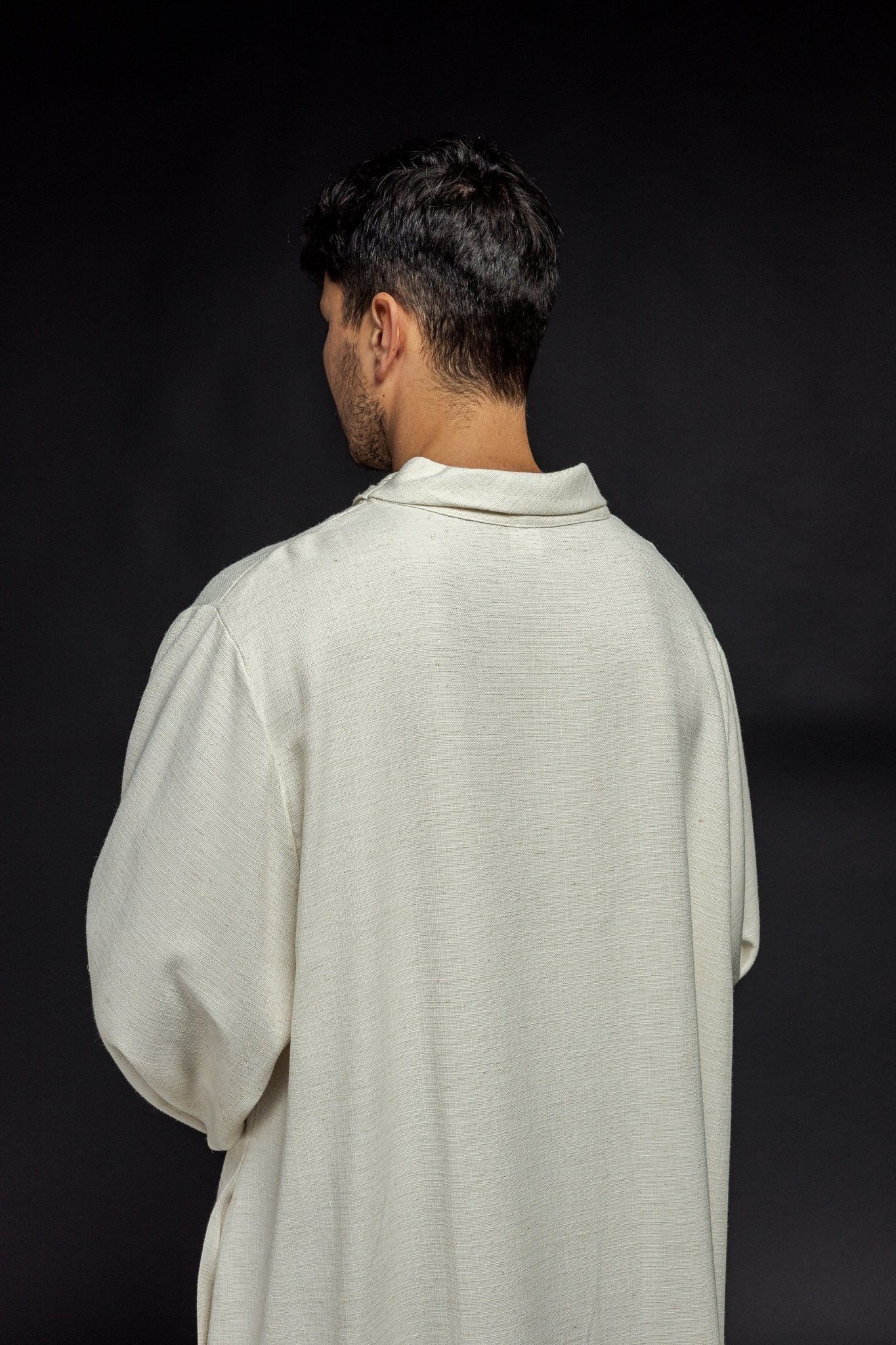 Aube sacerdotale en lin, tissage naturel KAB/031/05/49 NATURAL 135cm/164cm - CHASUBLES.FR