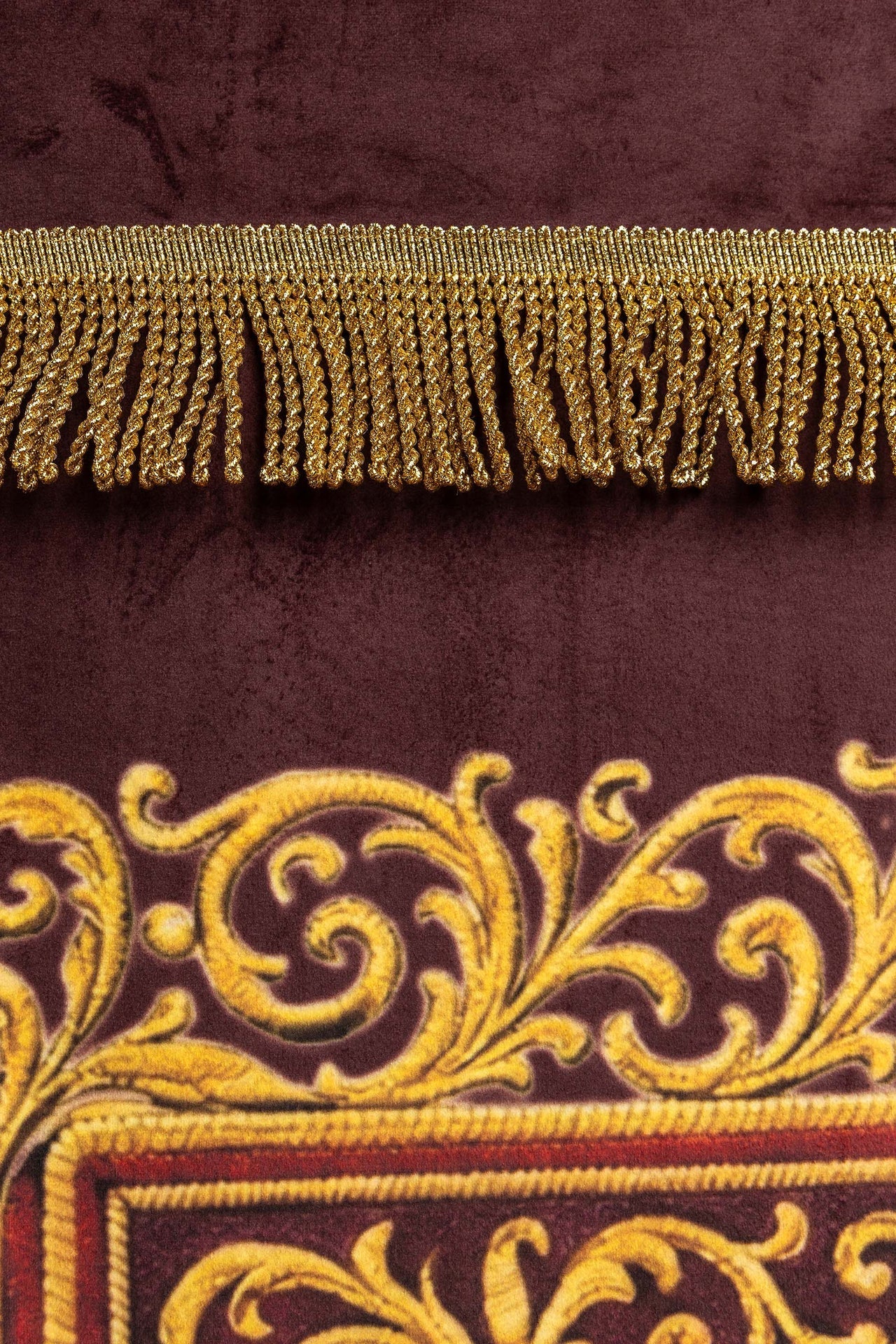 Bannière liturgique imprimée recto verso avec le Sacré-Cœur de Jésus et le calice IHS CHD/002/09-05/109 80*130 - CHASUBLES.FR