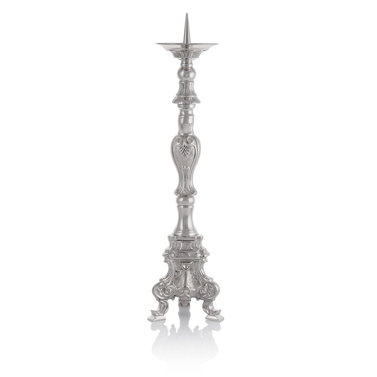 Chandelier - laiton - nickel - 60 cm P21N - CHASUBLES.FR