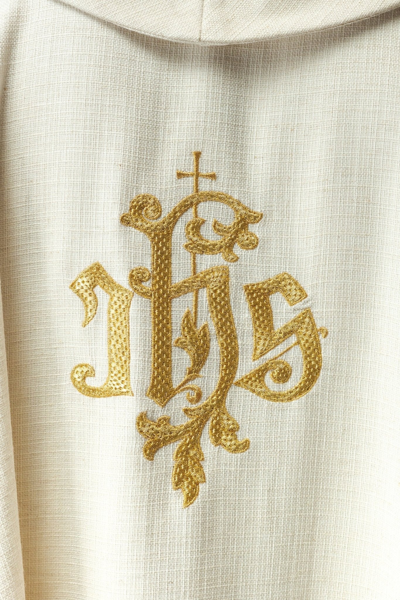 Chasuble brodée à l'effigie de Saint François KOW2/030/05/49 - CHASUBLES.FR